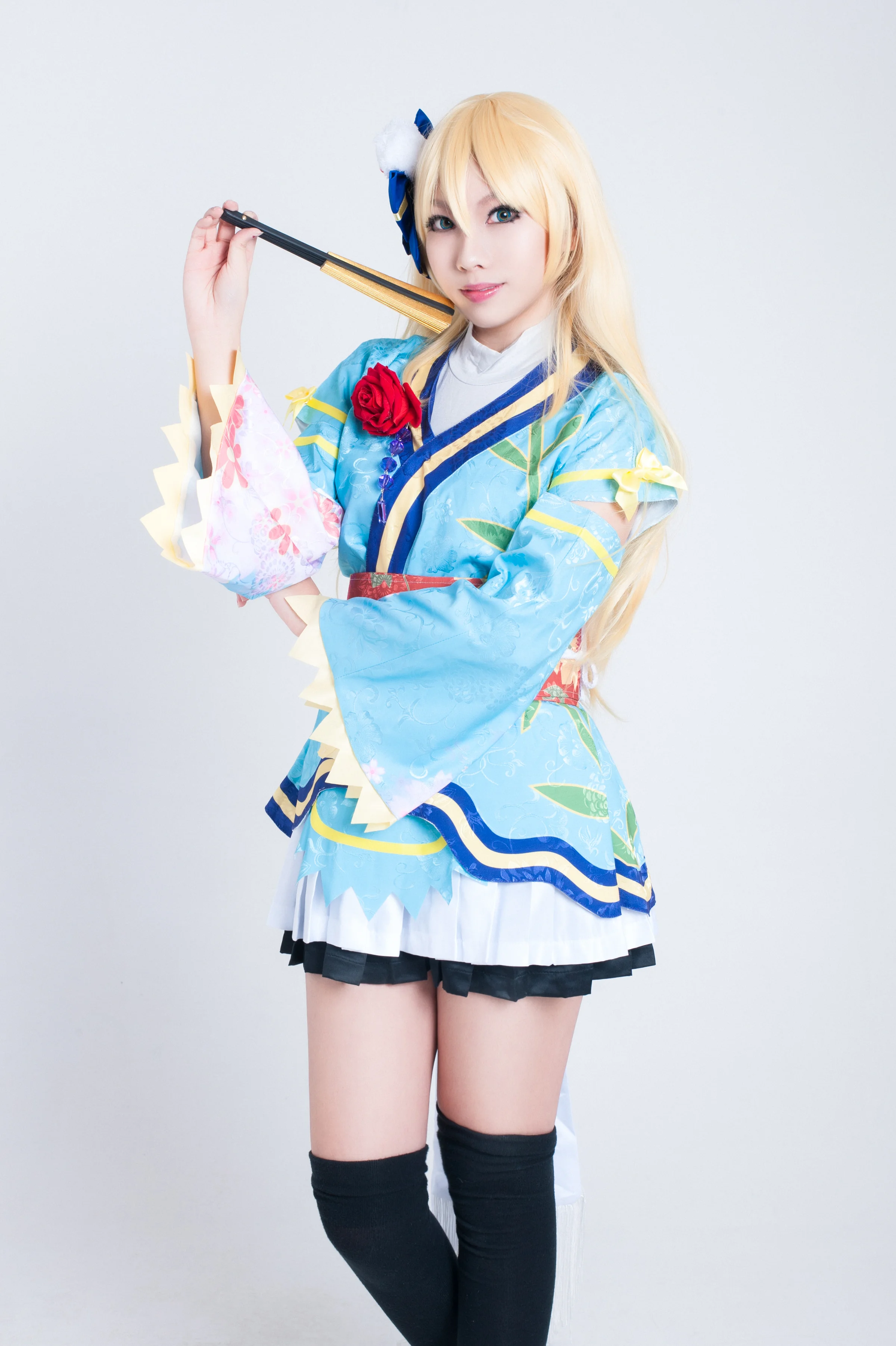 love live绚濑绘里aa打歌服和服COS写真