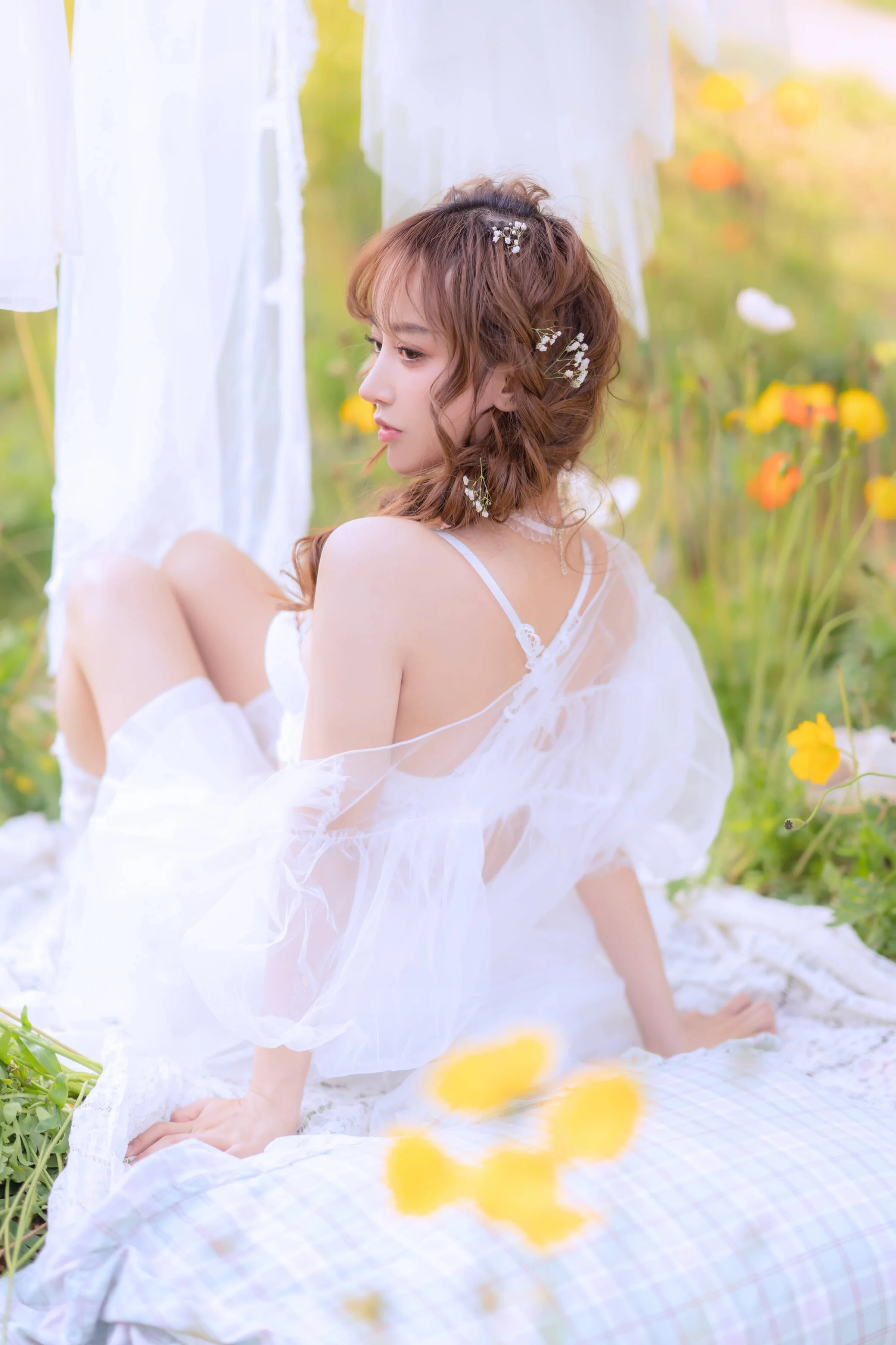 过期米线线喵 夏日限定 晒衣服 [41P]｜高清图片集
