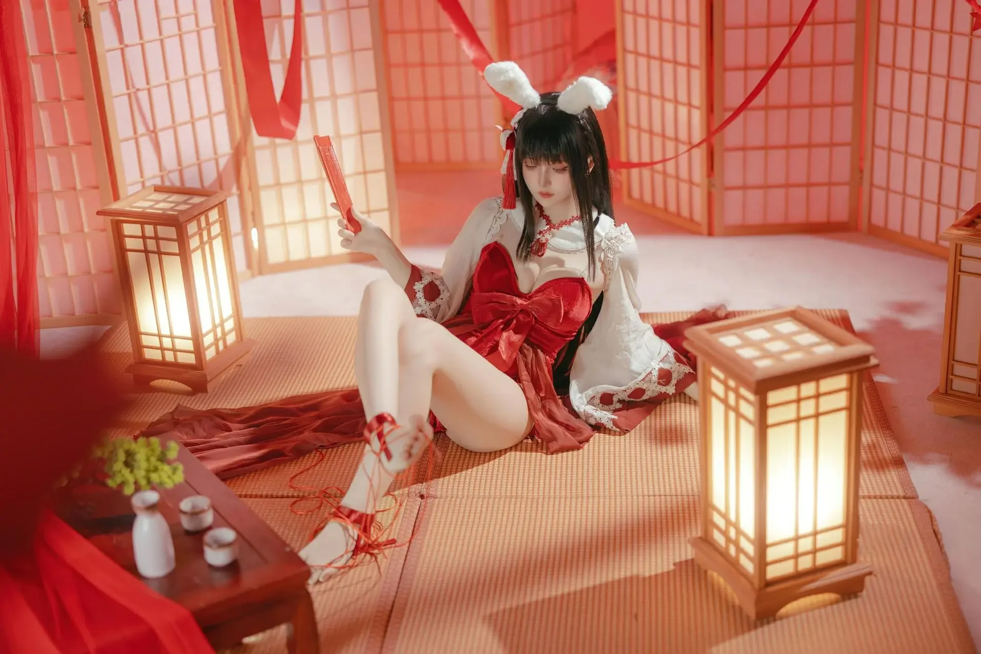 屿鱼 – 碧蓝航线 大山·祈愿的巫女兔｜高清图片集