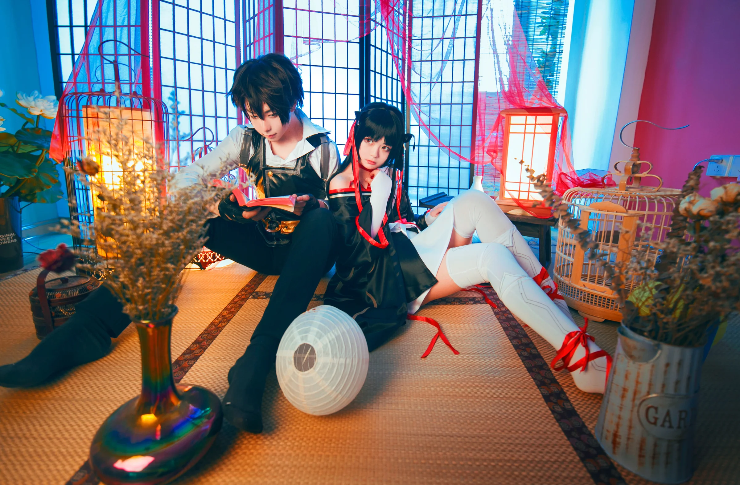 技巧少女不会受伤 夜夜COS写真，我会一直陪你，直到世界尽头
