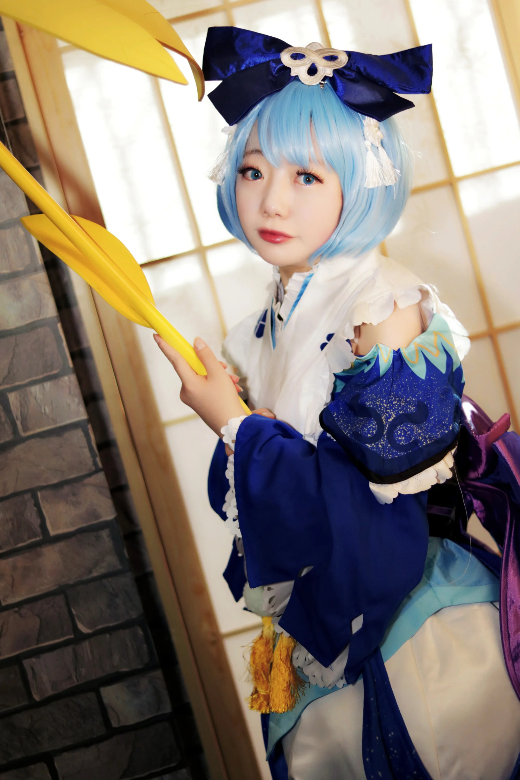 阴阳师萤草丹枫秋意COS写真