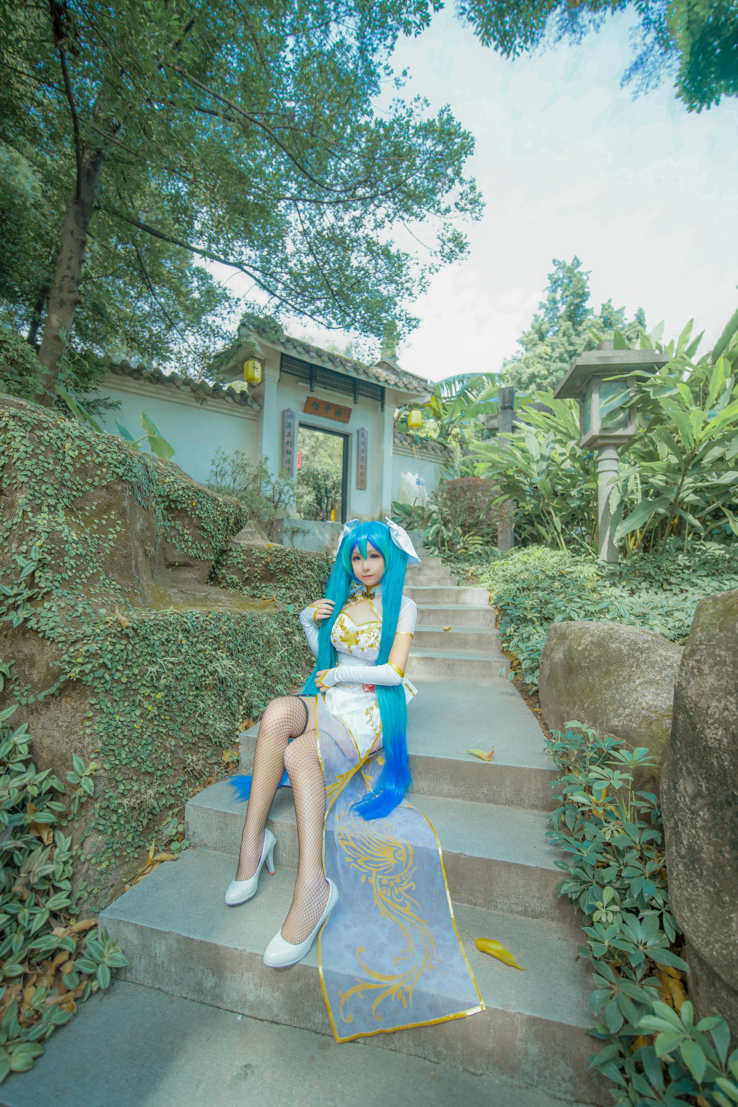 VOCALOIDmiku金丝雀COS写真
