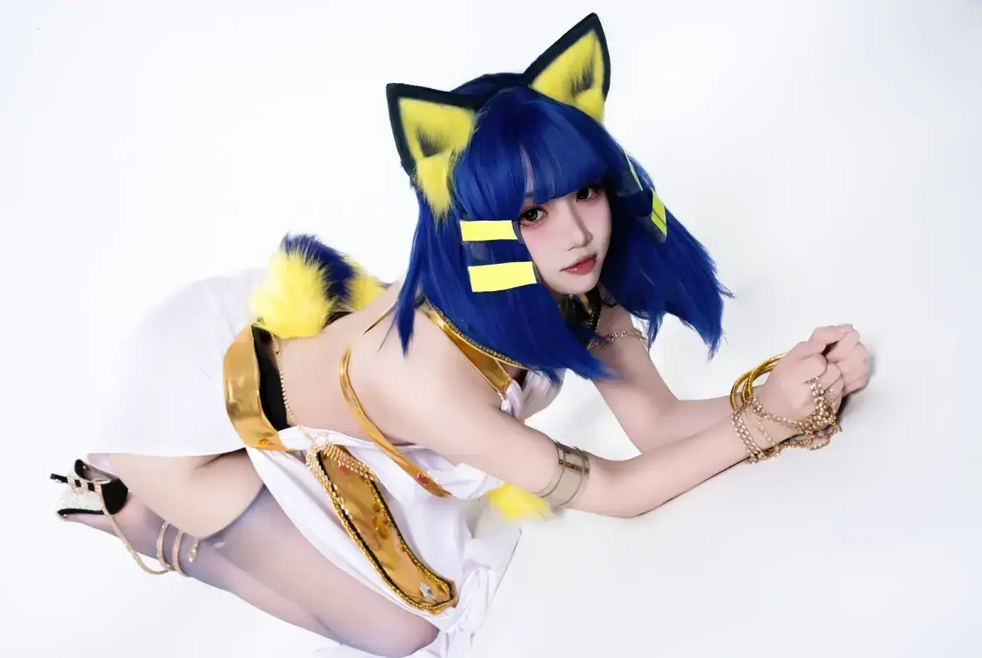 柒柒_Lust77 – 白·埃及猫｜高清图片集