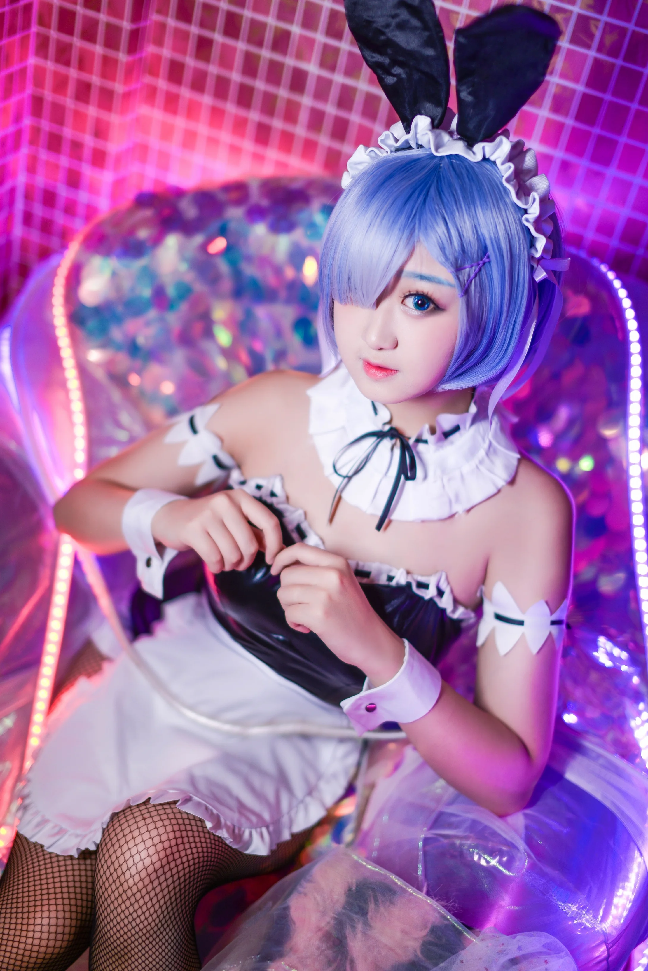 蕾姆兔女郎COS写真