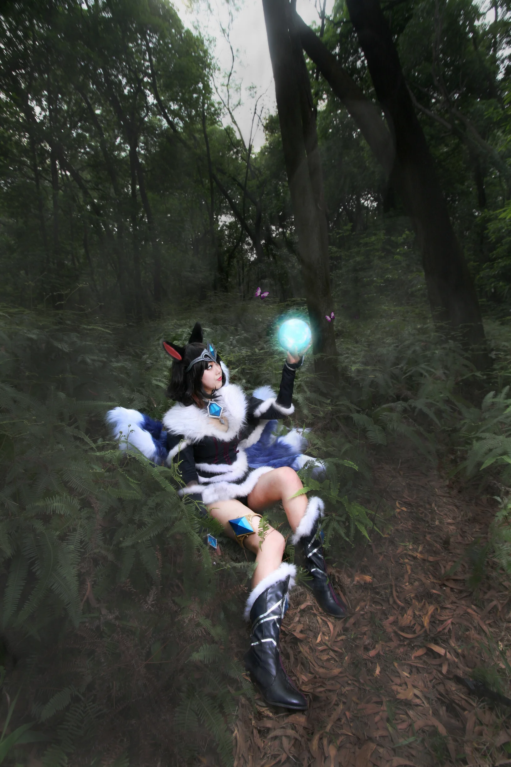 英雄联盟暗影妖狐阿狸COS写真