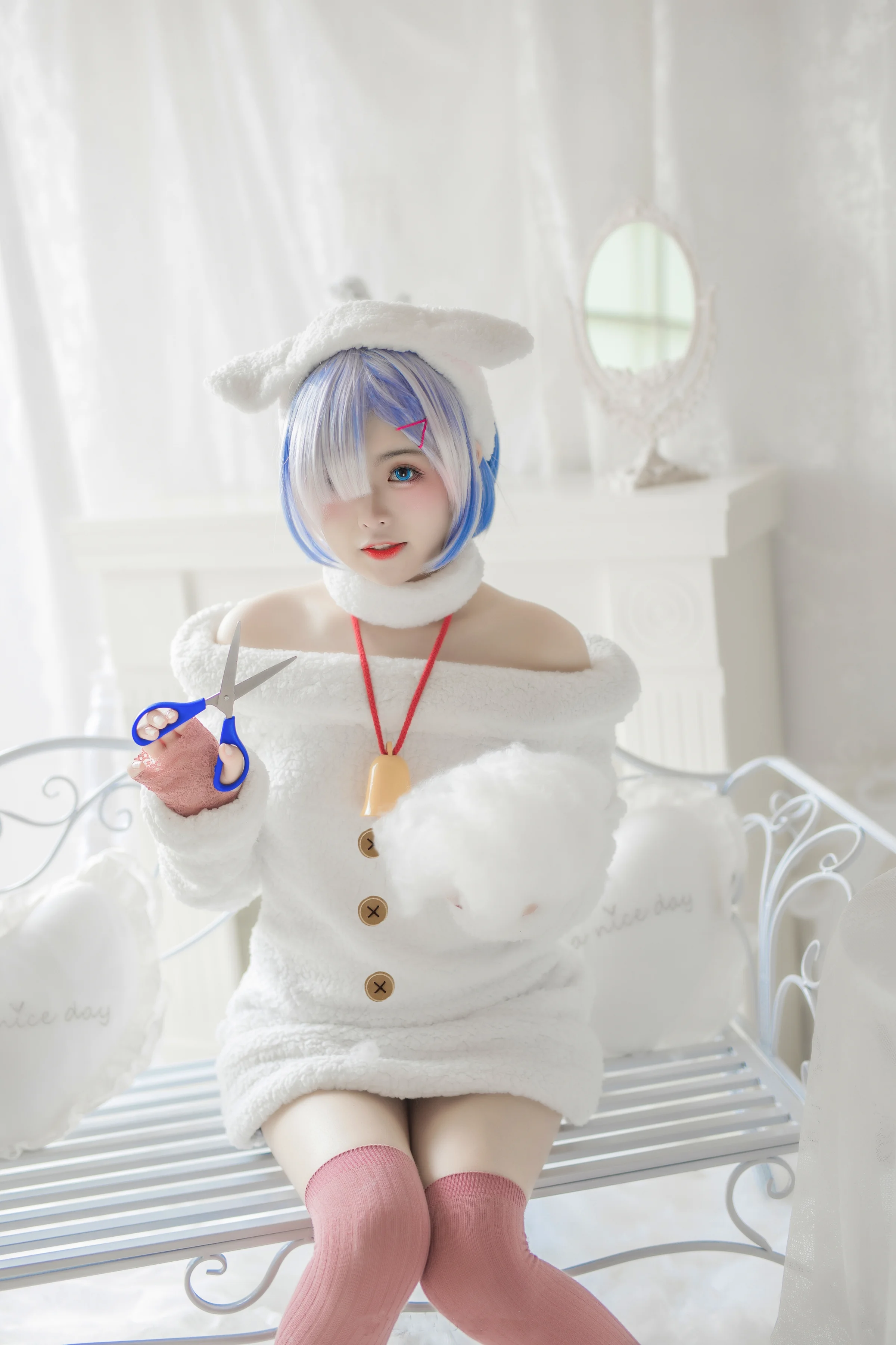 蕾姆小绵羊COS写真