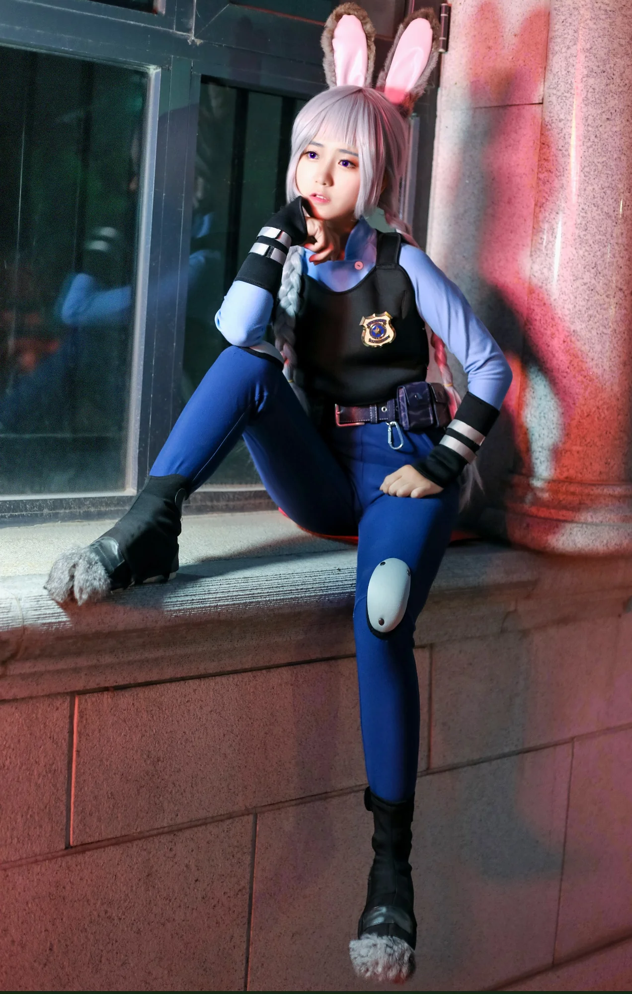 疯狂动物城 朱迪拟人COS写真