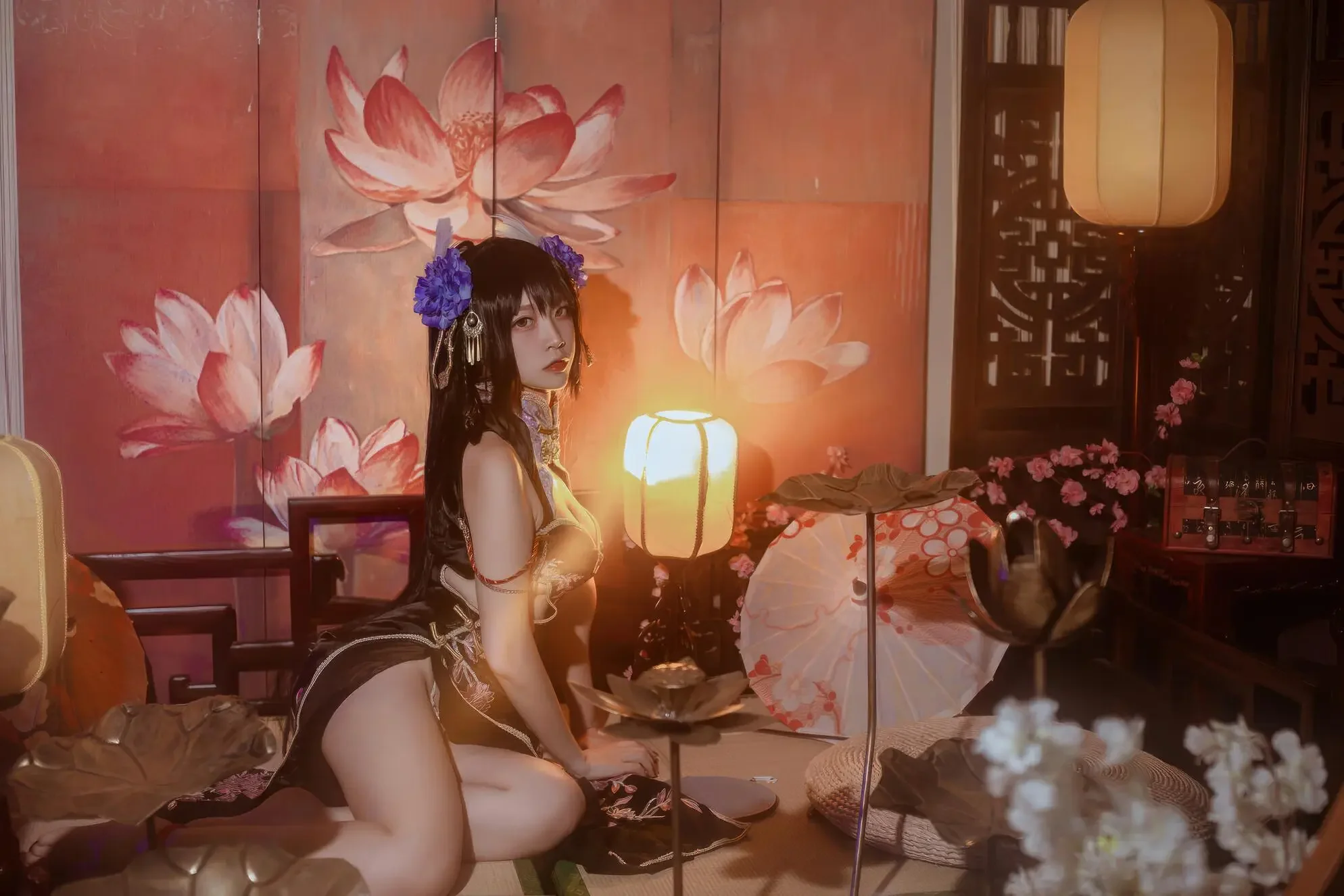 二佐Nisa – 碧蓝航线 比叡鲟旗袍｜高清图片集
