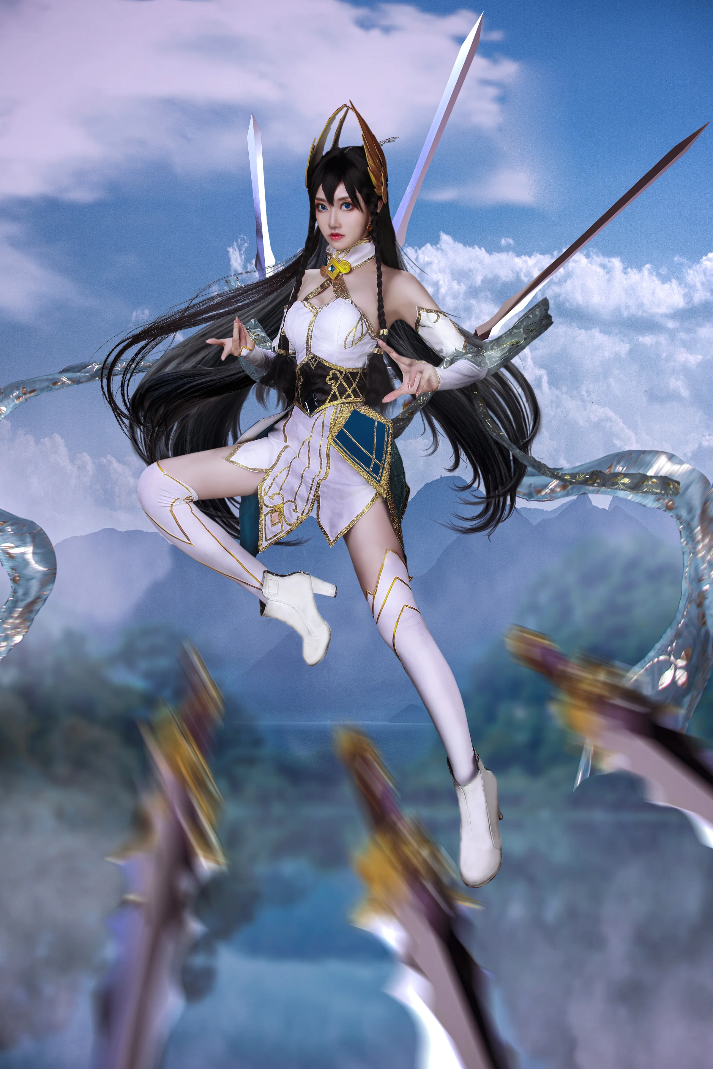 《英雄联盟》刀妹 玉剑传说 COS写真