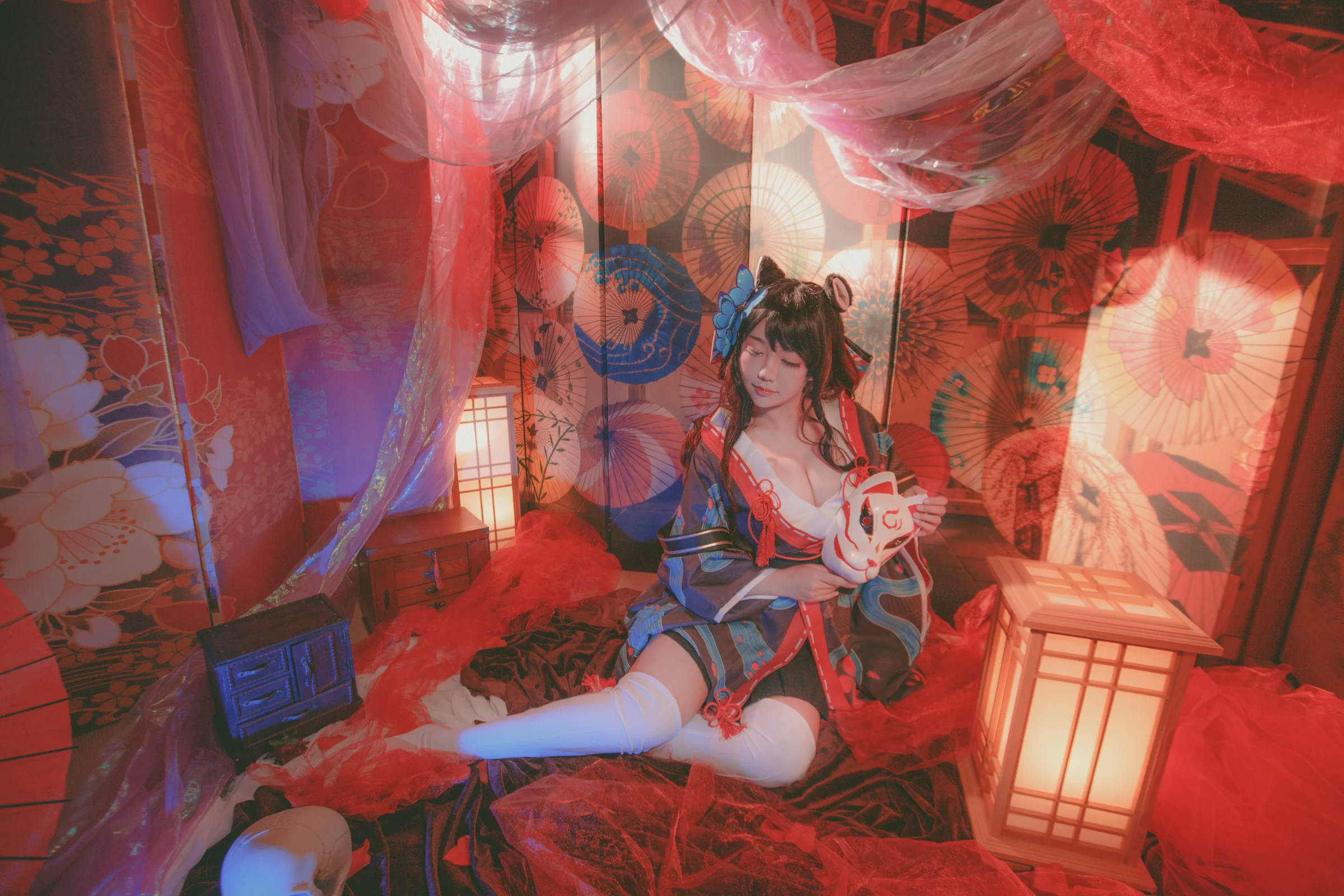 碧蓝航线扶桑COS写真