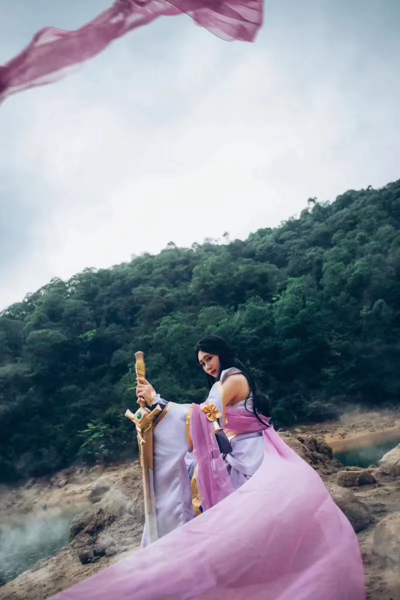 王者荣耀露娜皮肤紫霞仙子COS写真