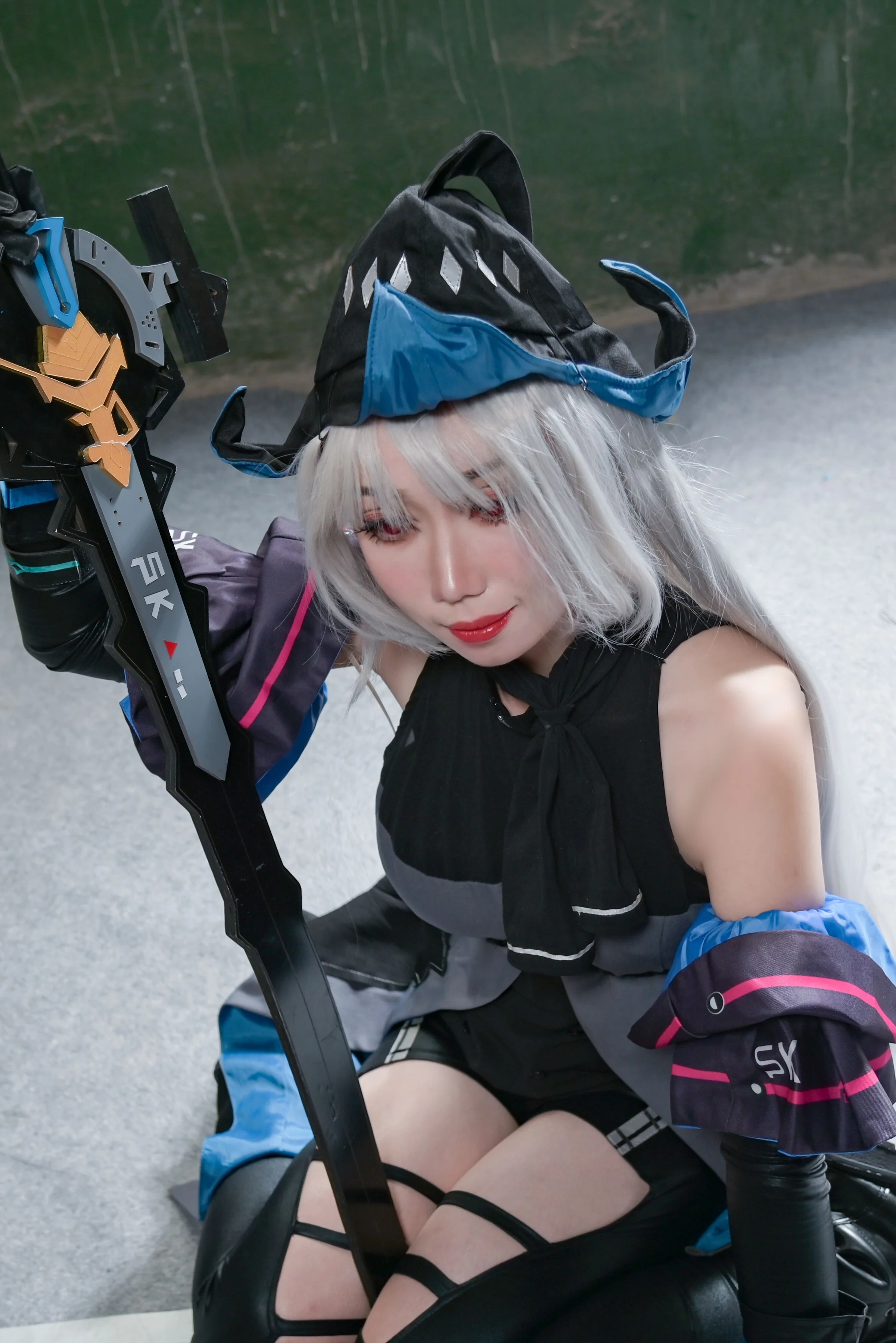 明日方舟 斯卡蒂COS写真