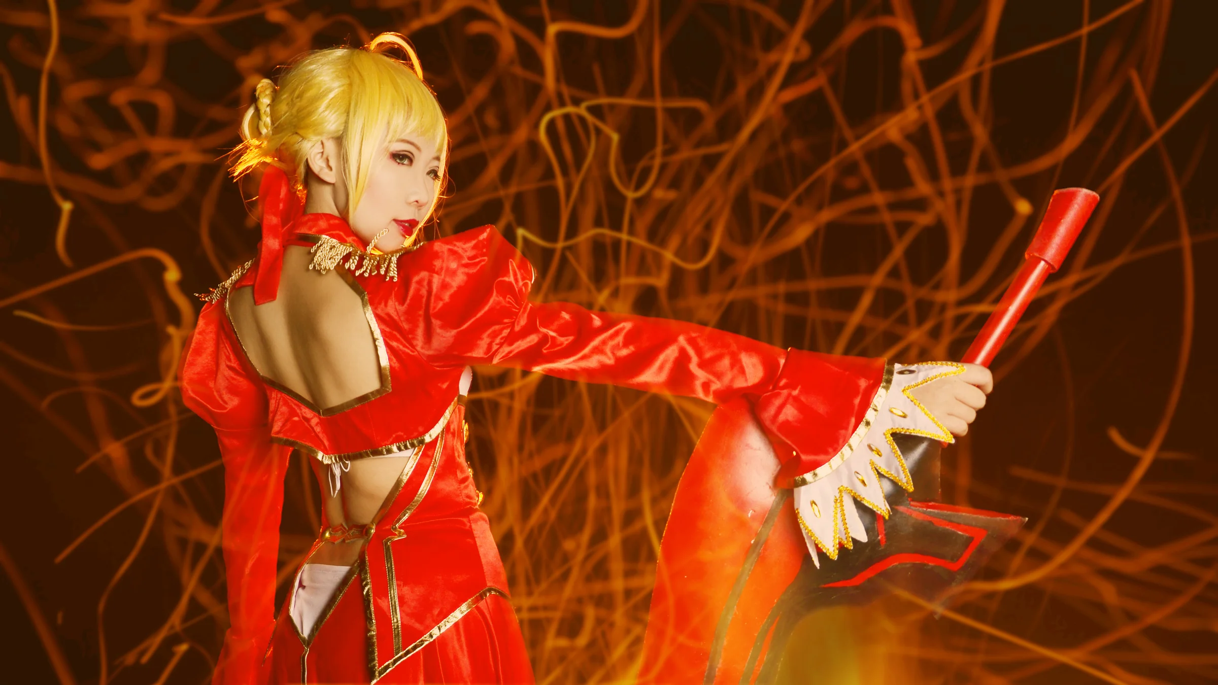 《fate/grand order》尼禄克劳狄乌斯COS写真