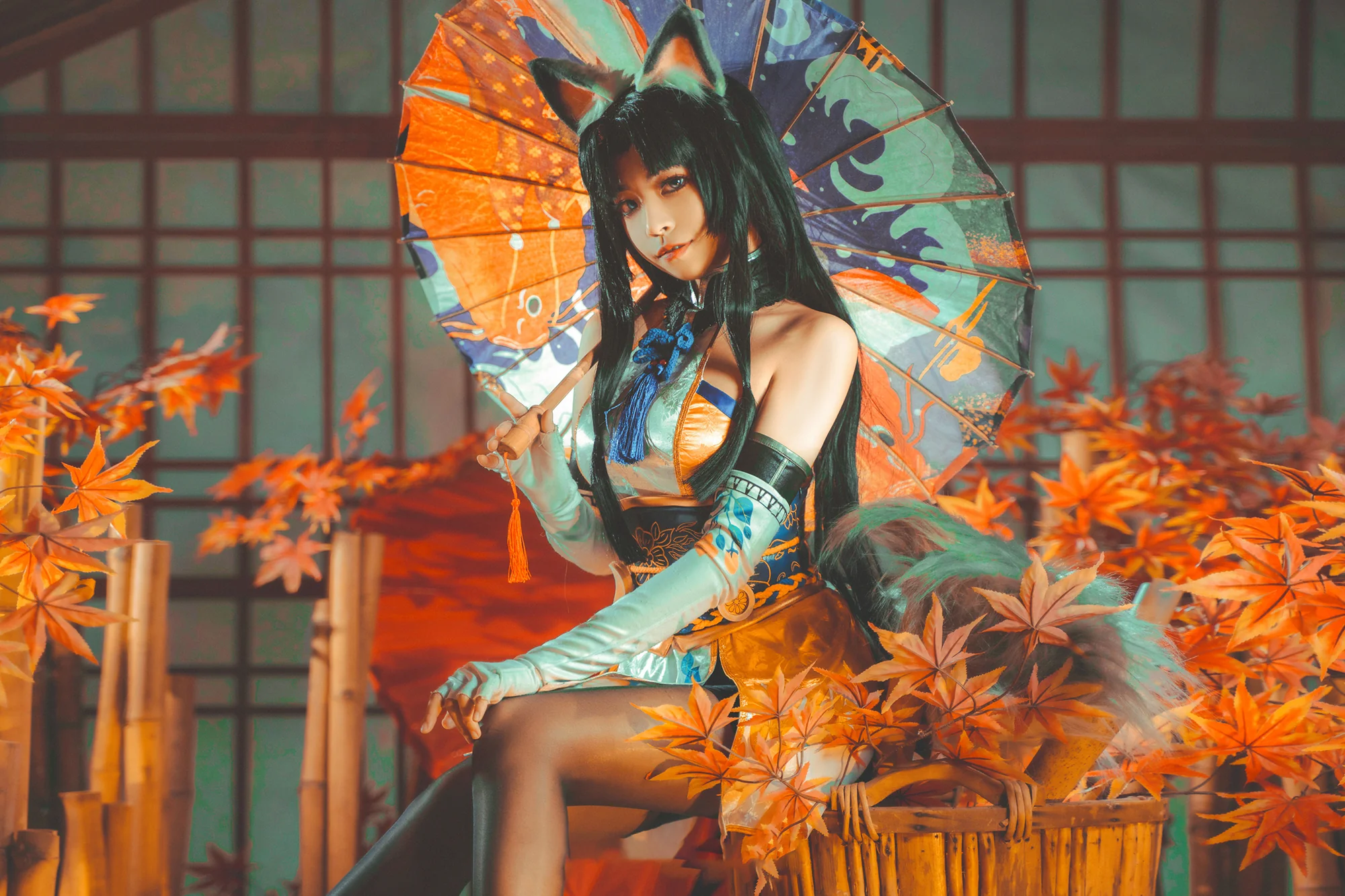 《永劫无间》土御门胡桃COS写真