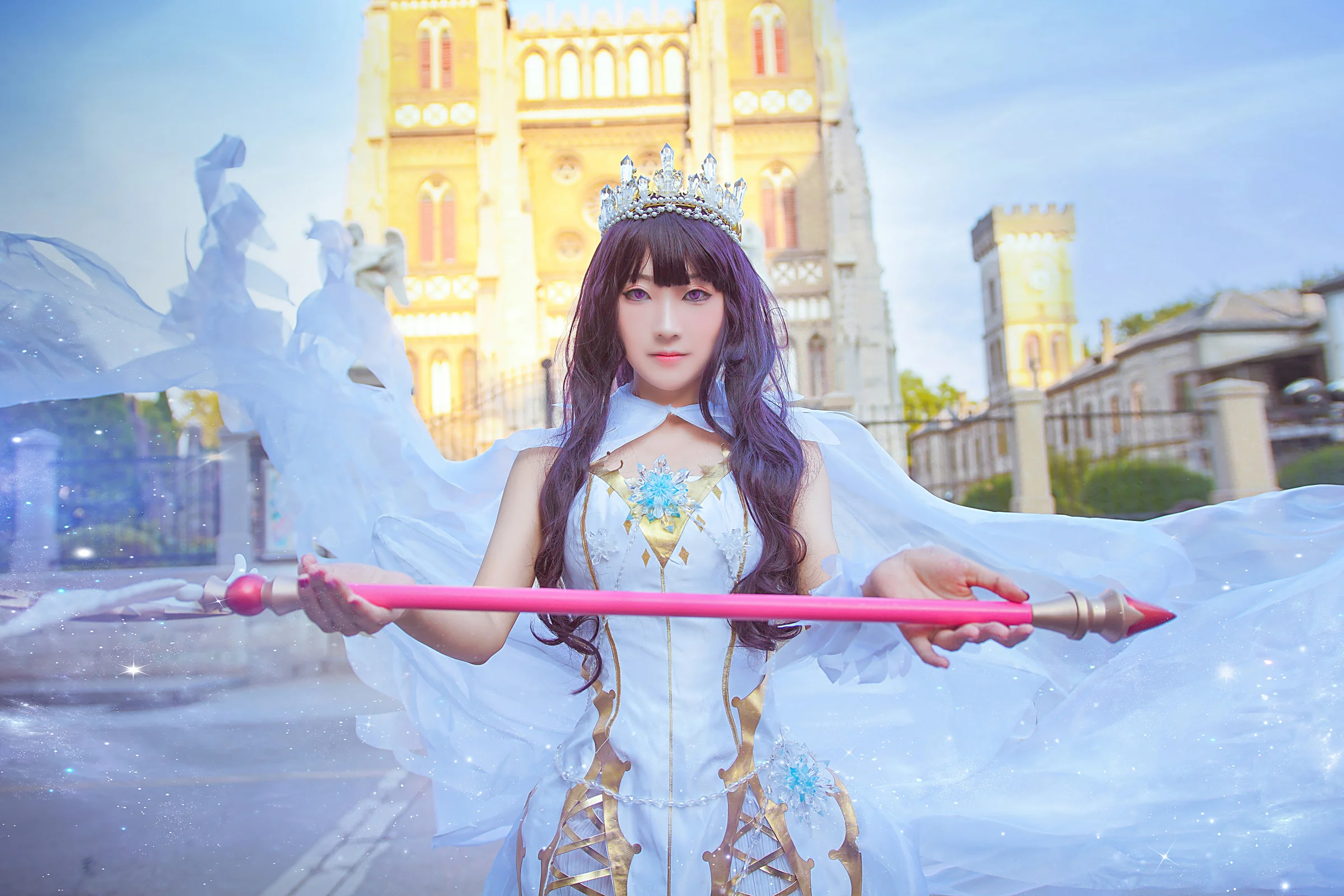 魔卡少女樱冰雪公主COS写真