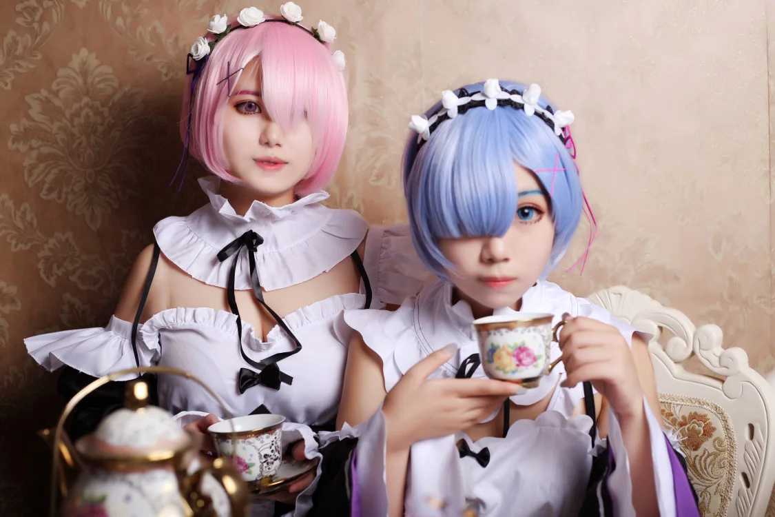 从零开始的异世界生活 蕾姆×拉姆COS写真