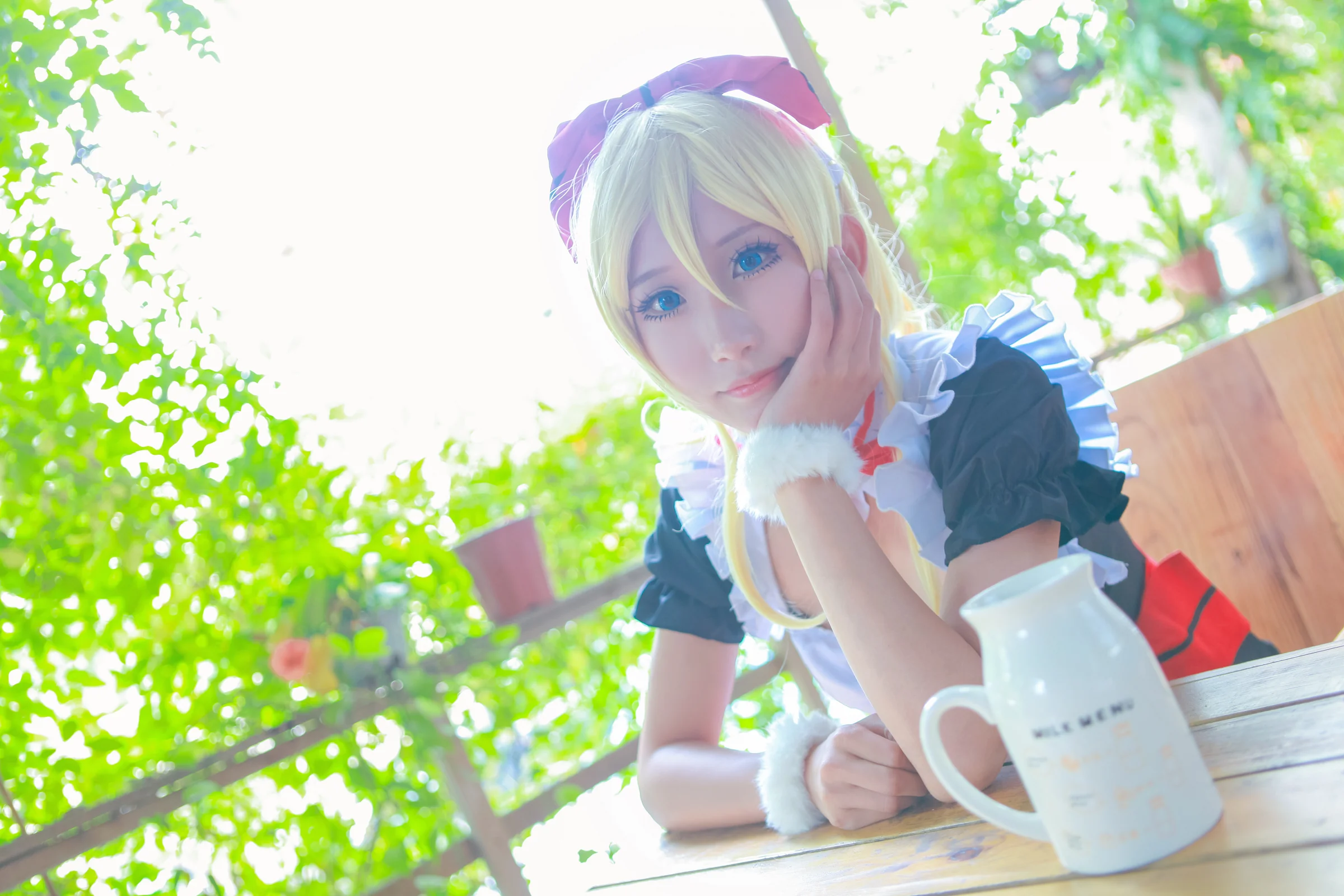 LOVELIVE绘里COS写真 满怀爱意接近中