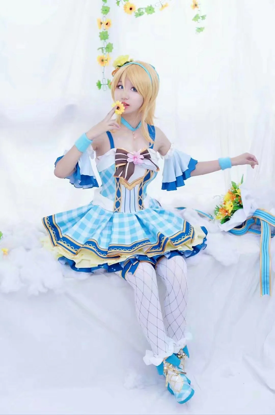 Love Live！绚濑绘里花束觉醒COS写真