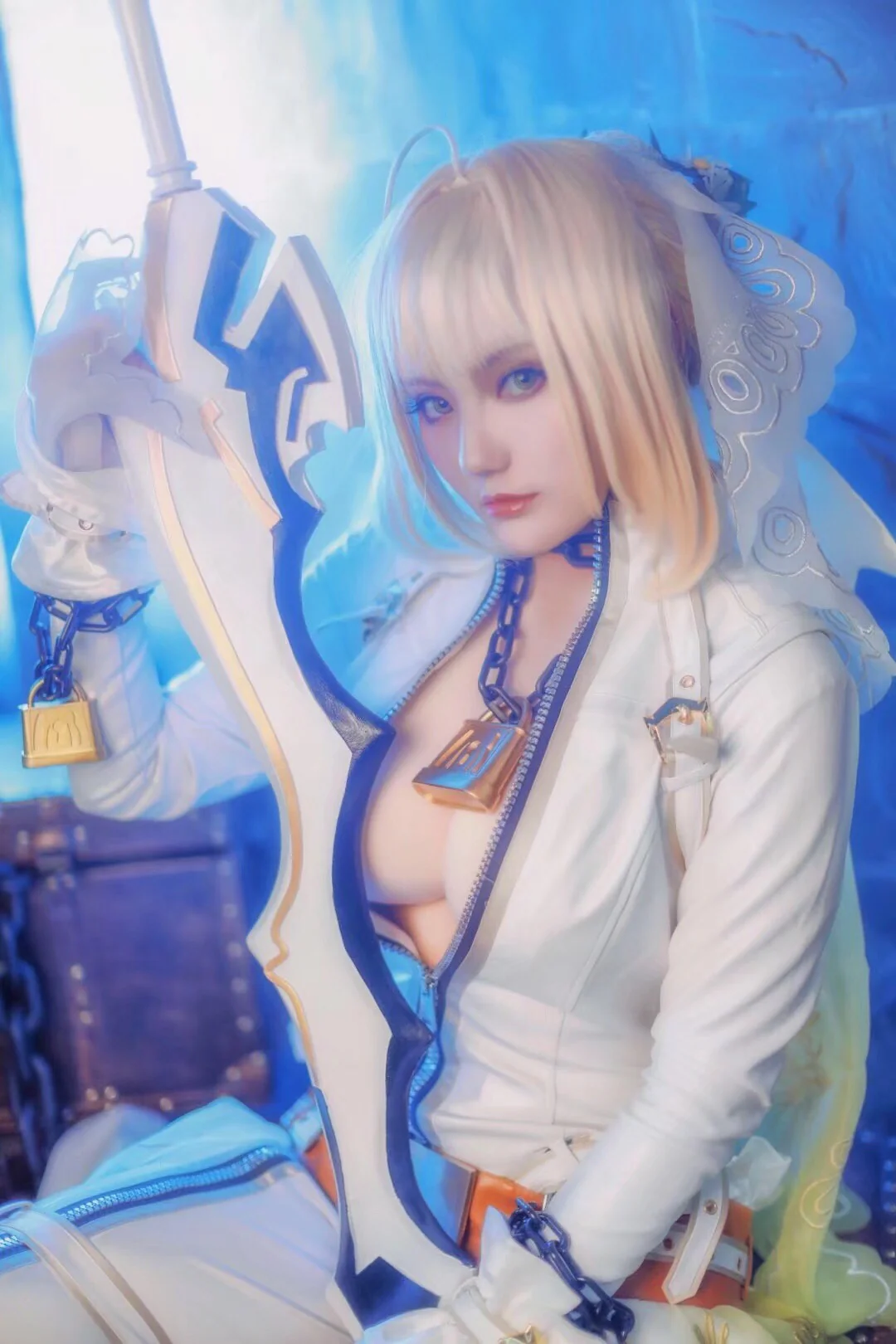 FGO·尼禄 花嫁初始ver COS写真