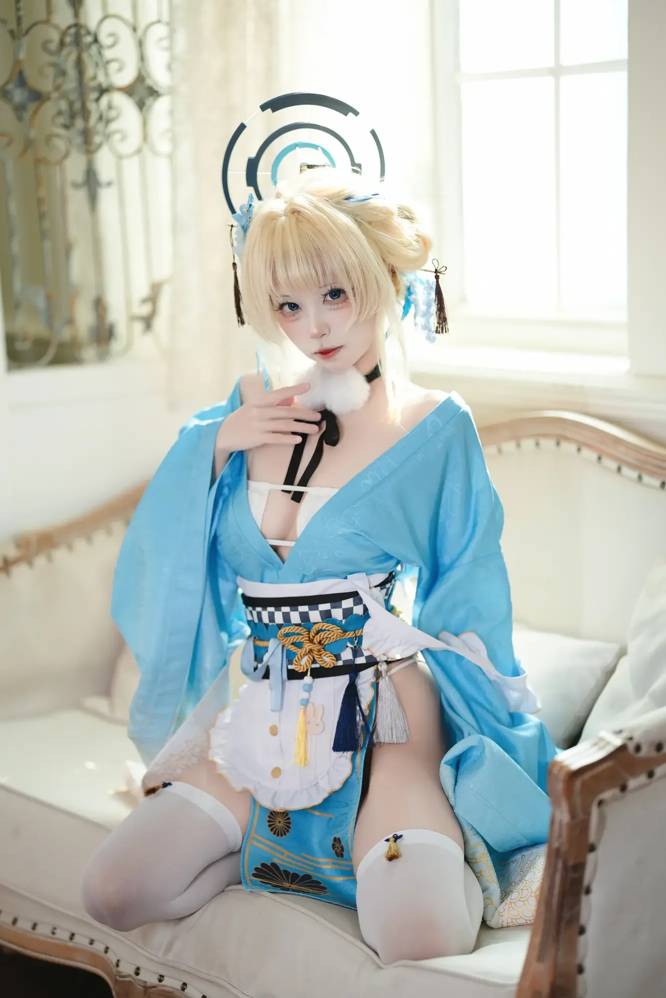 三無人型 – 蔚蓝档案 飞鸟马时 浴服【40P】｜高清图片集