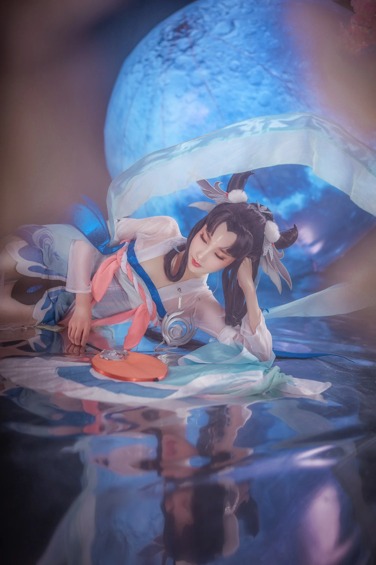 王者荣耀嫦娥如梦令COS写真