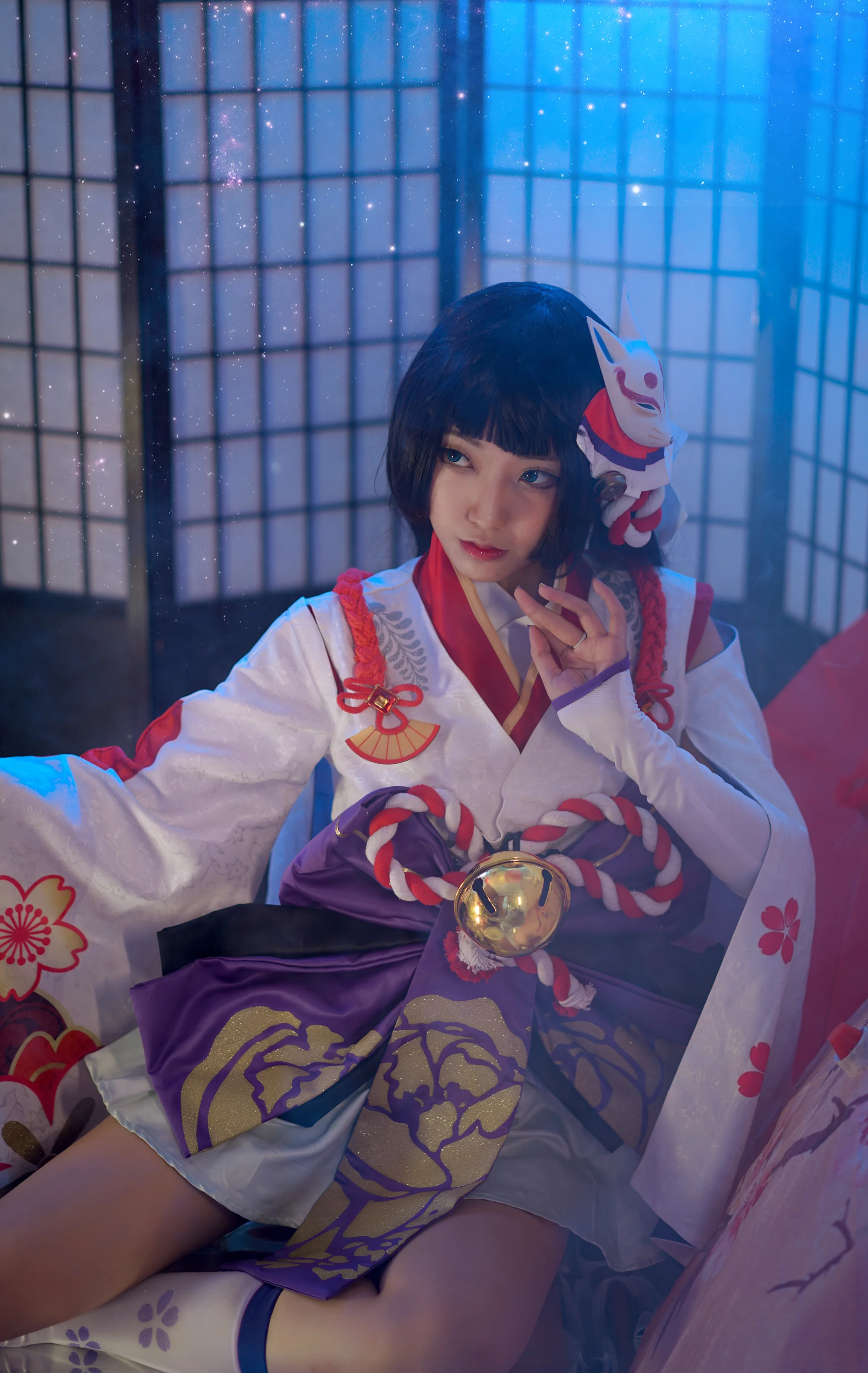 阴阳师雪女月见之樱COS写真