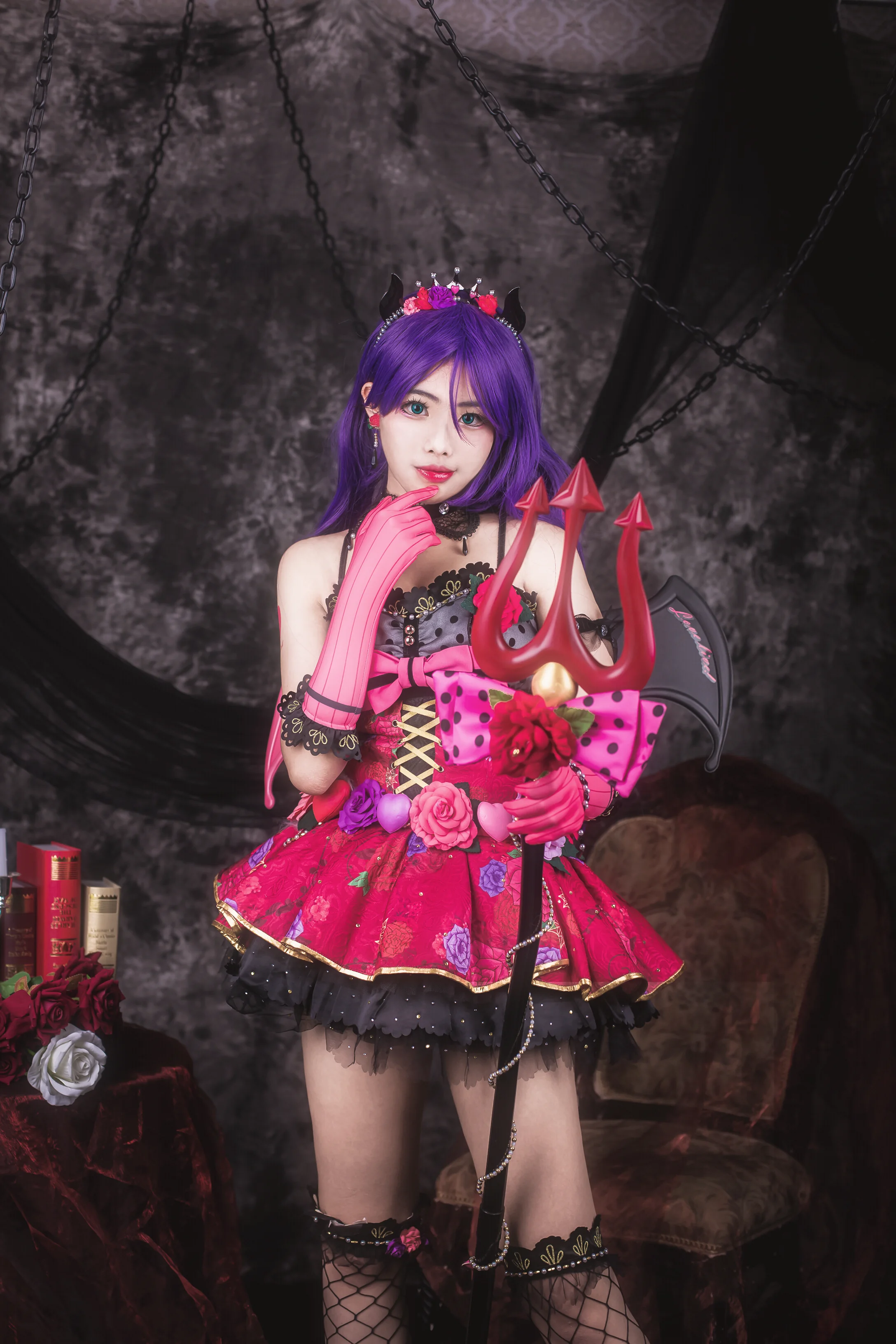 lovelive 恶魔觉醒ver.东条希COS写真