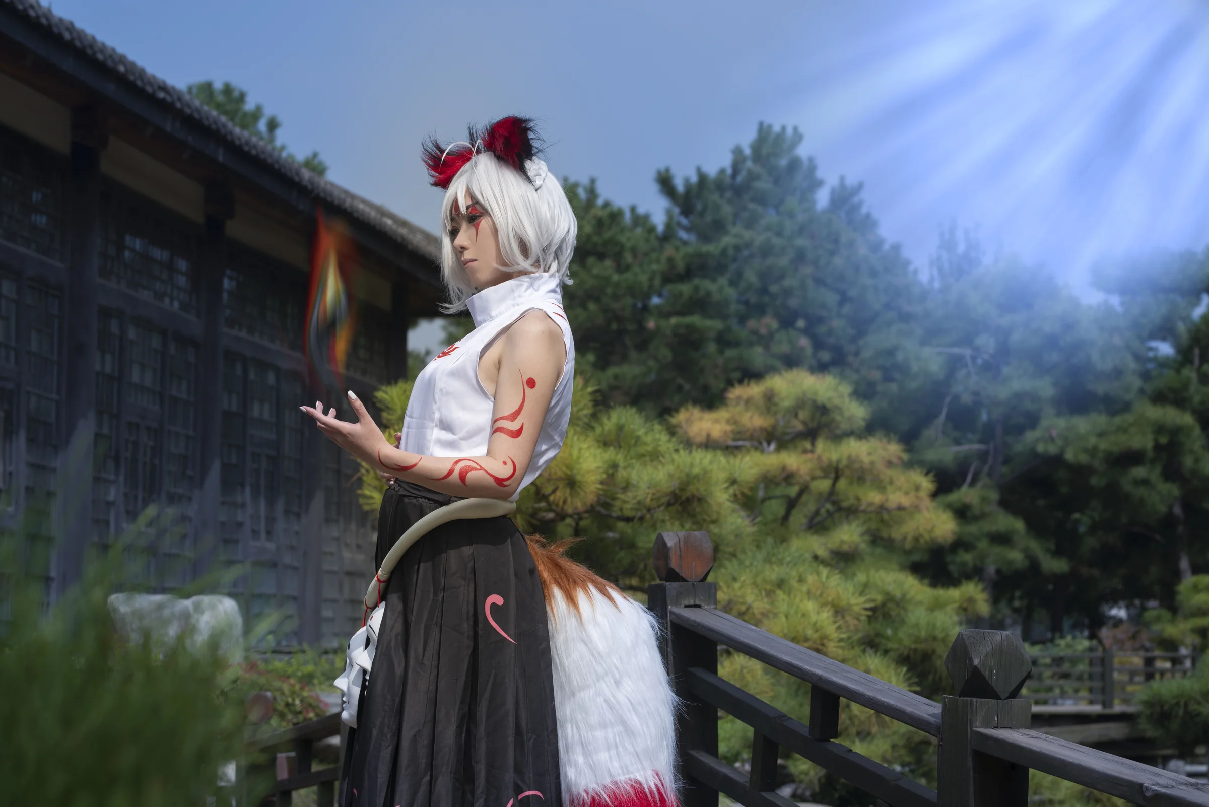 阴阳师 白藏主COS写真