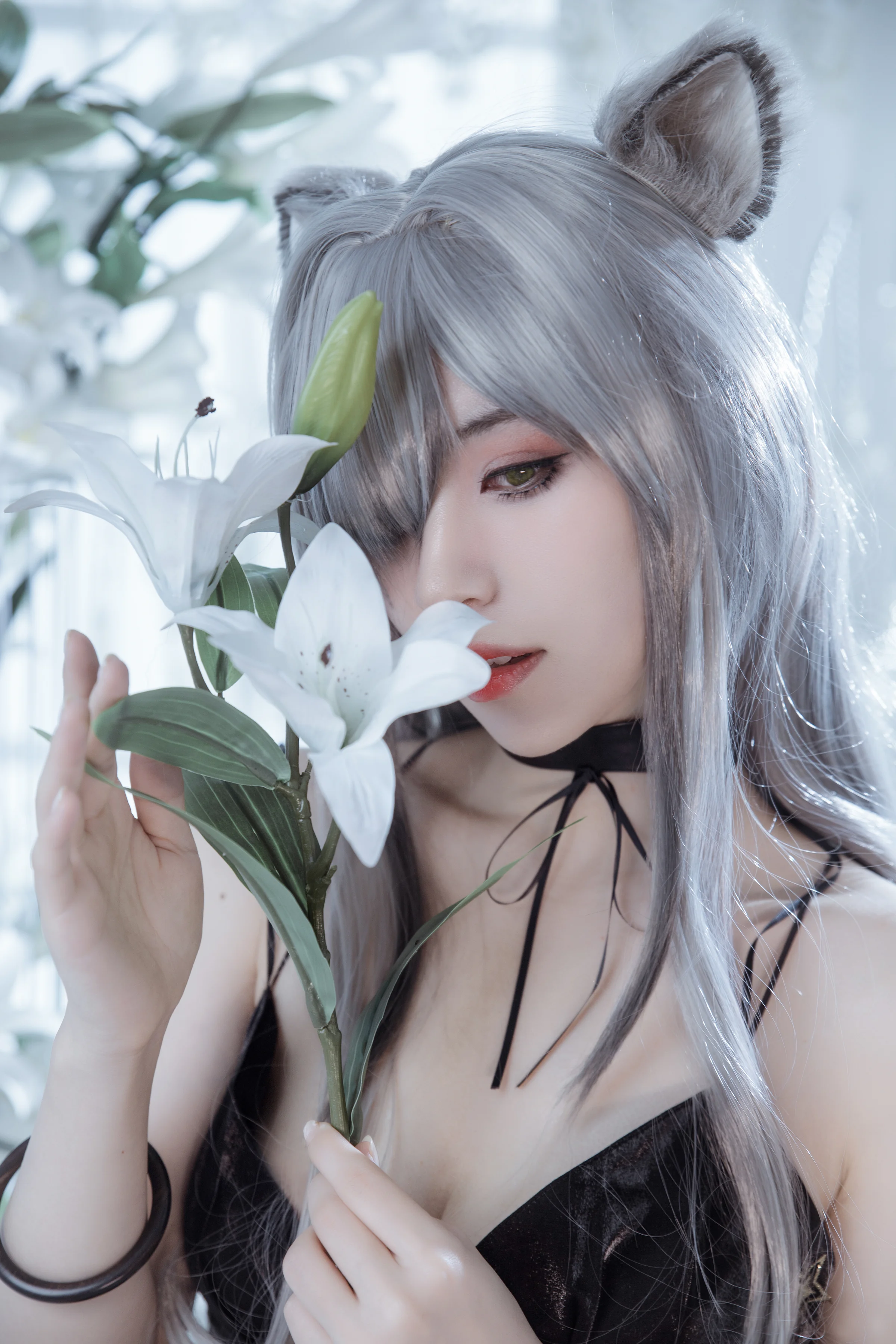 明日方舟 黑COS写真