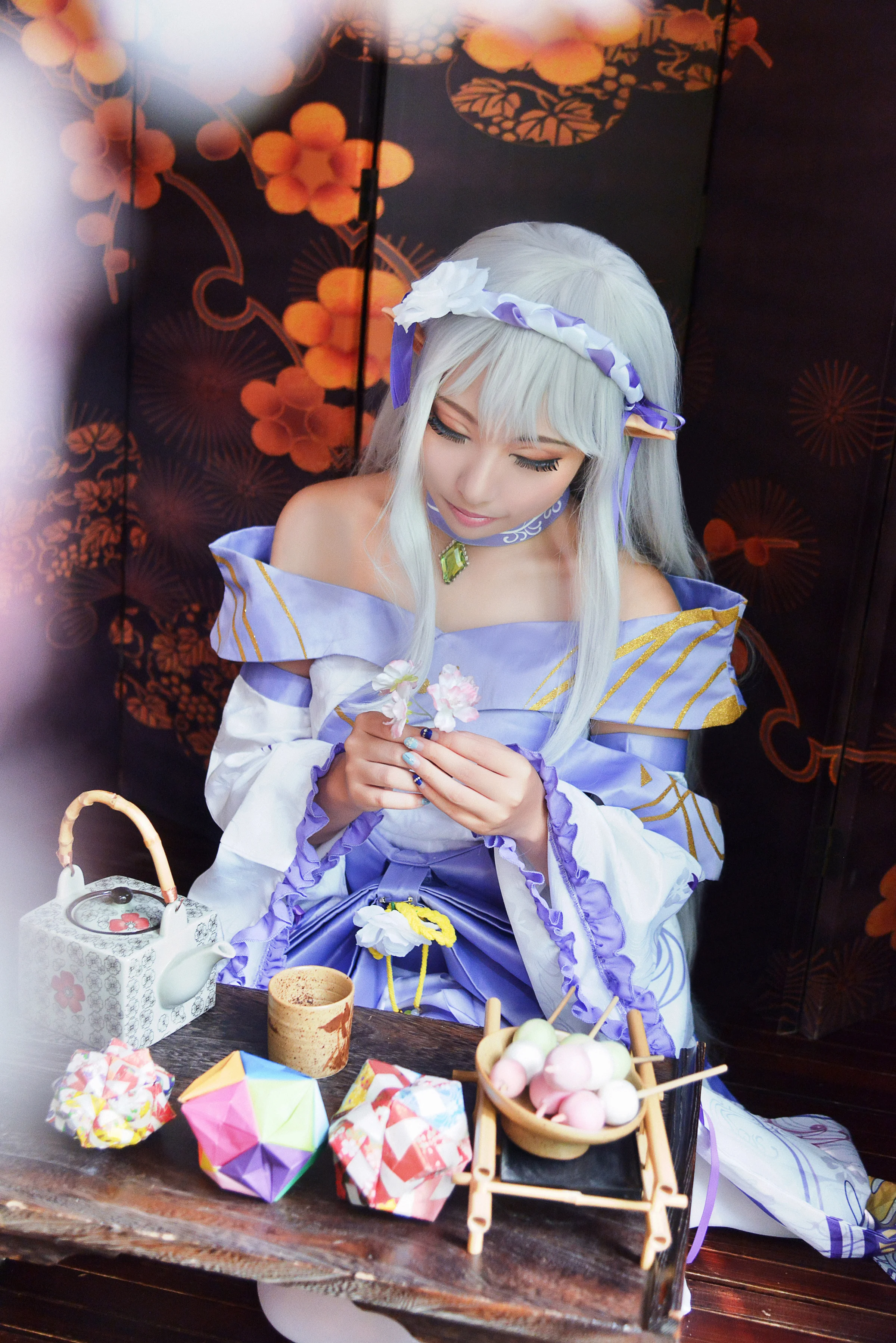 re：从零开始的异世界生活艾米莉亚和服COS写真
