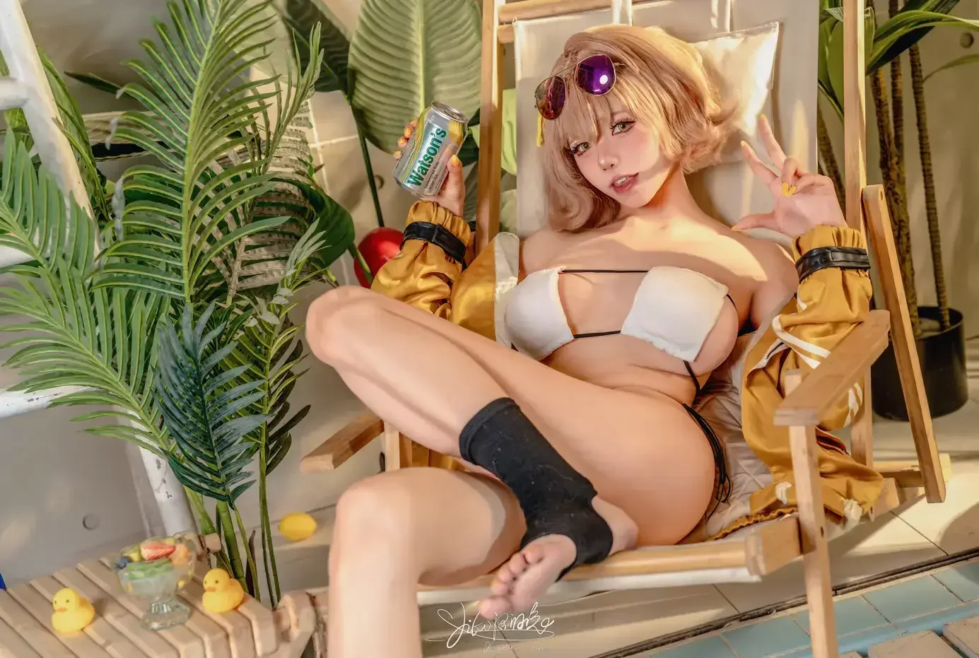 黏黏团子兔（咬一口兔娘） – 8月作品『闪耀夏日-阿尼斯』｜高清图片集