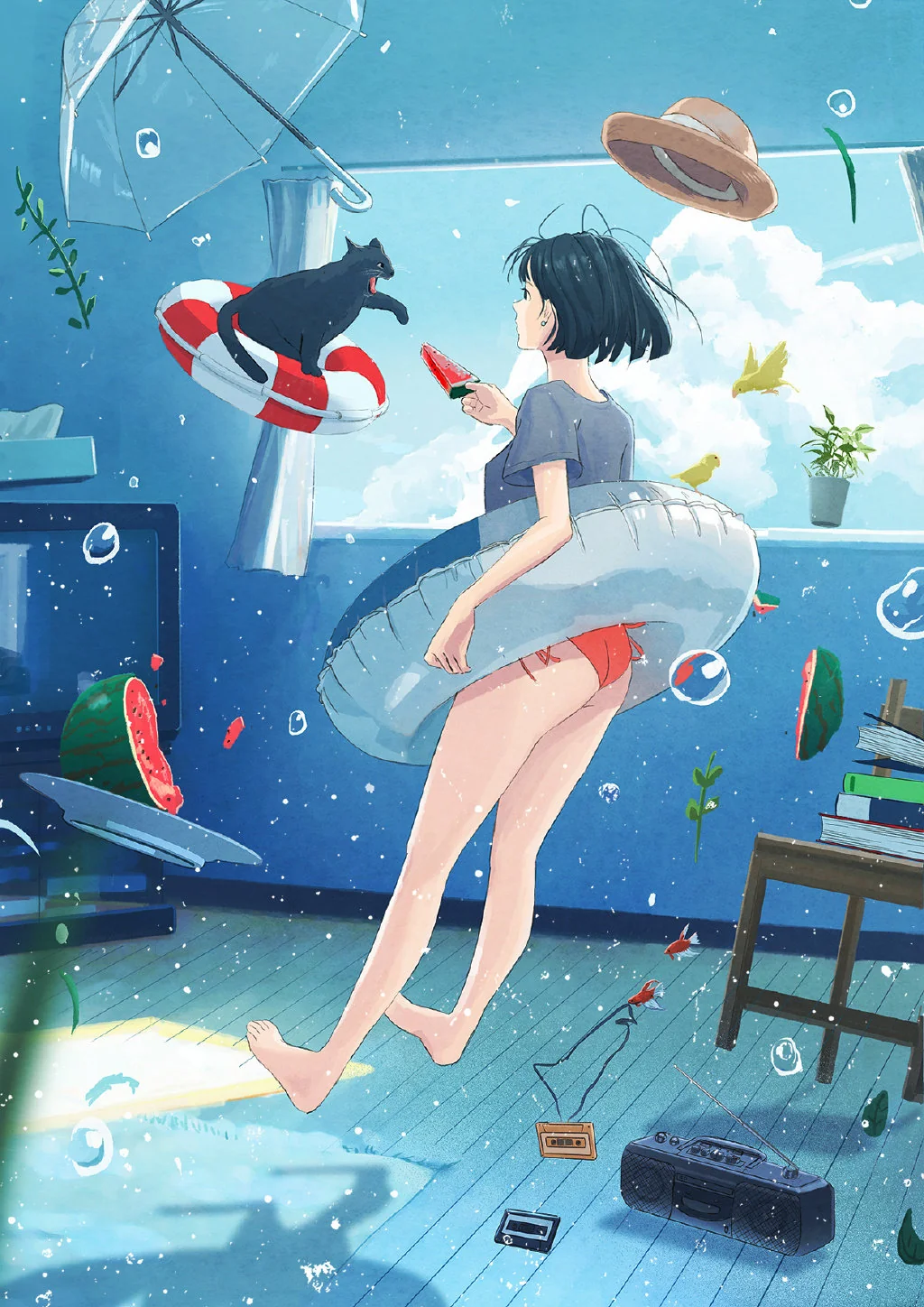 美图 | 画师中村至宏的插画作品｜高清图片集
