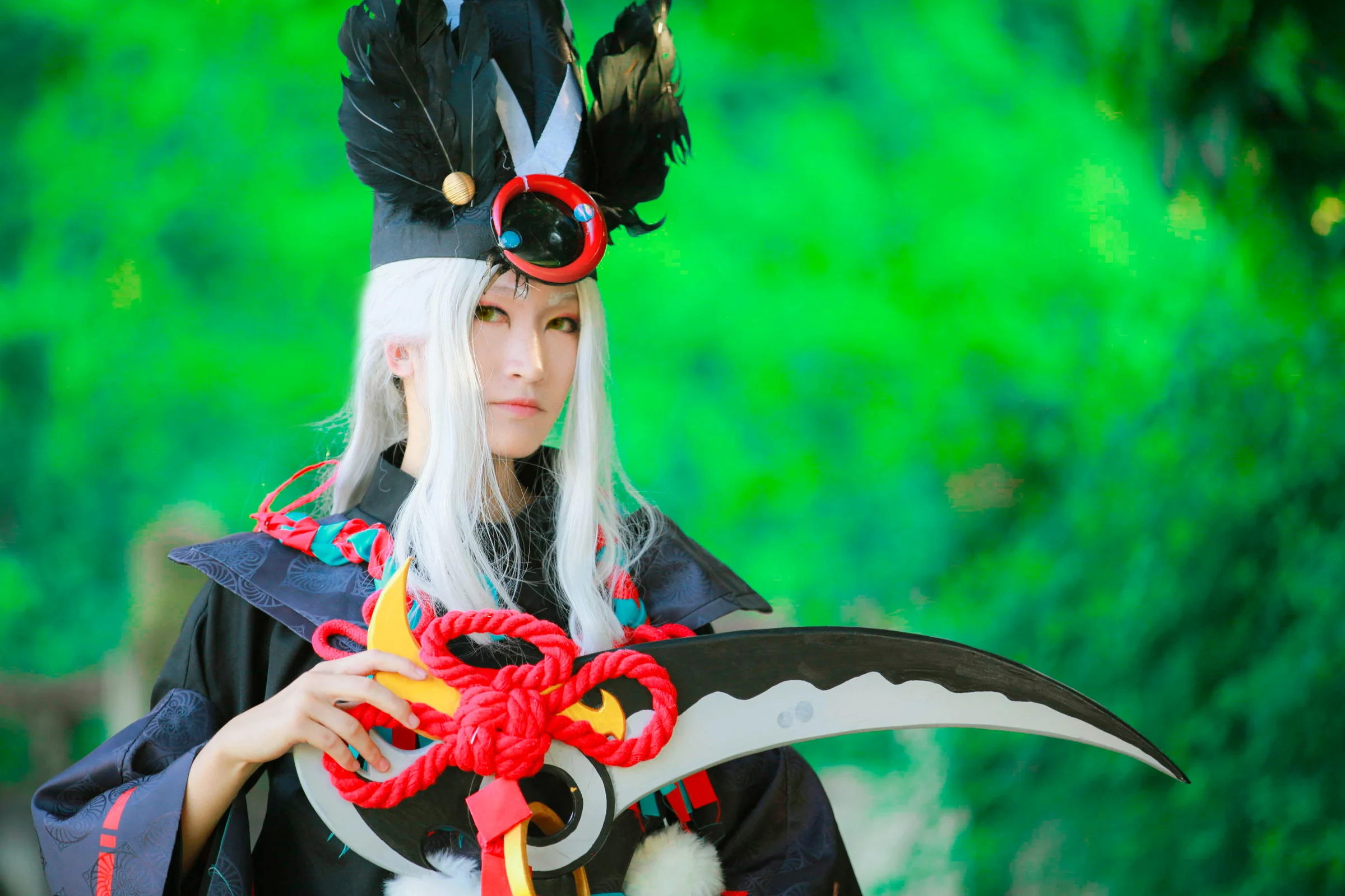 阴阳师黑童子COS写真