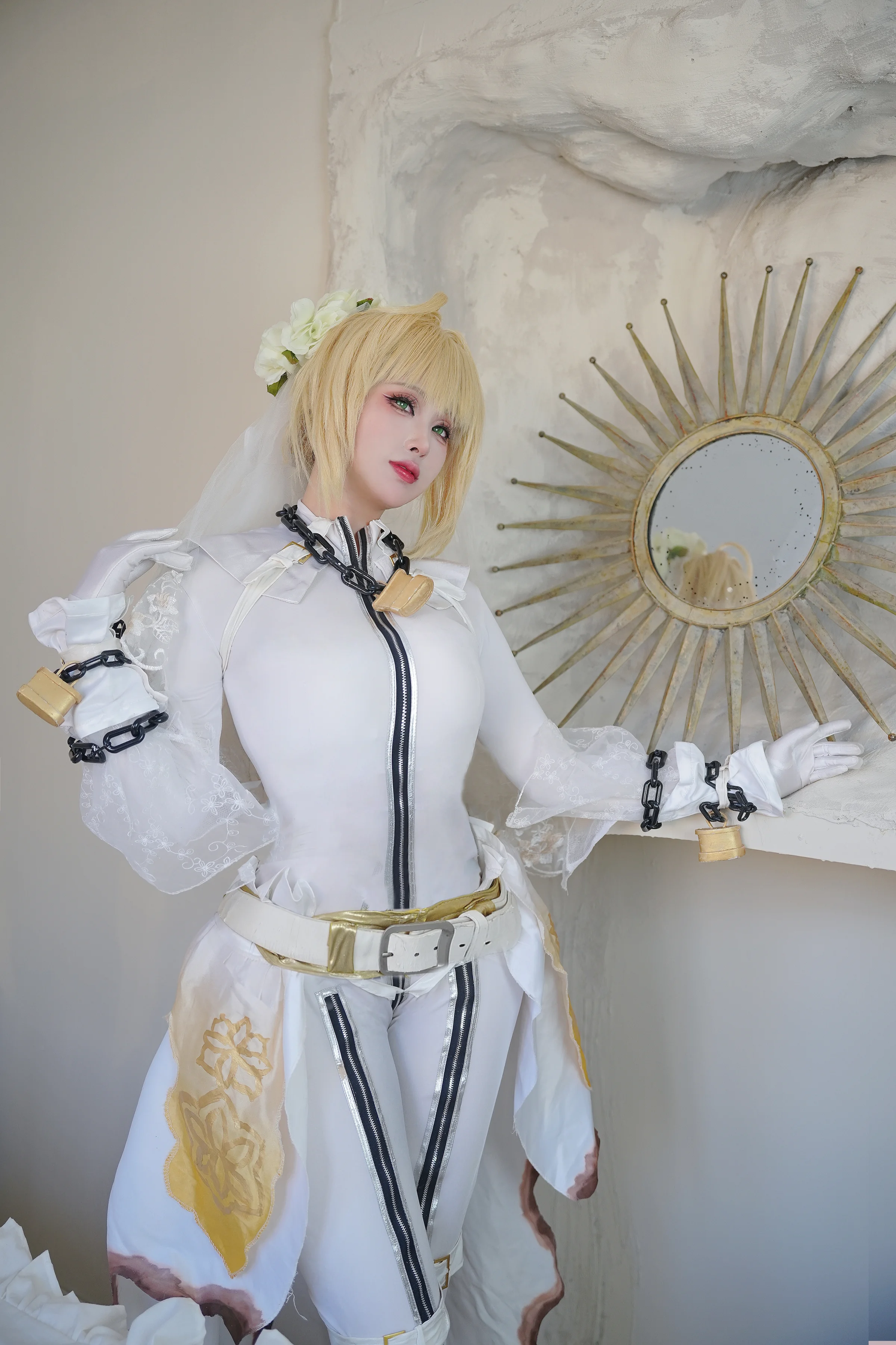 fate/grandorder 尼禄花嫁COS写真