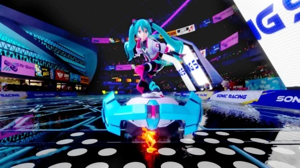 索尼克 × 初音未来音乐合作企划公布单曲「Jet Black」｜高清图片集