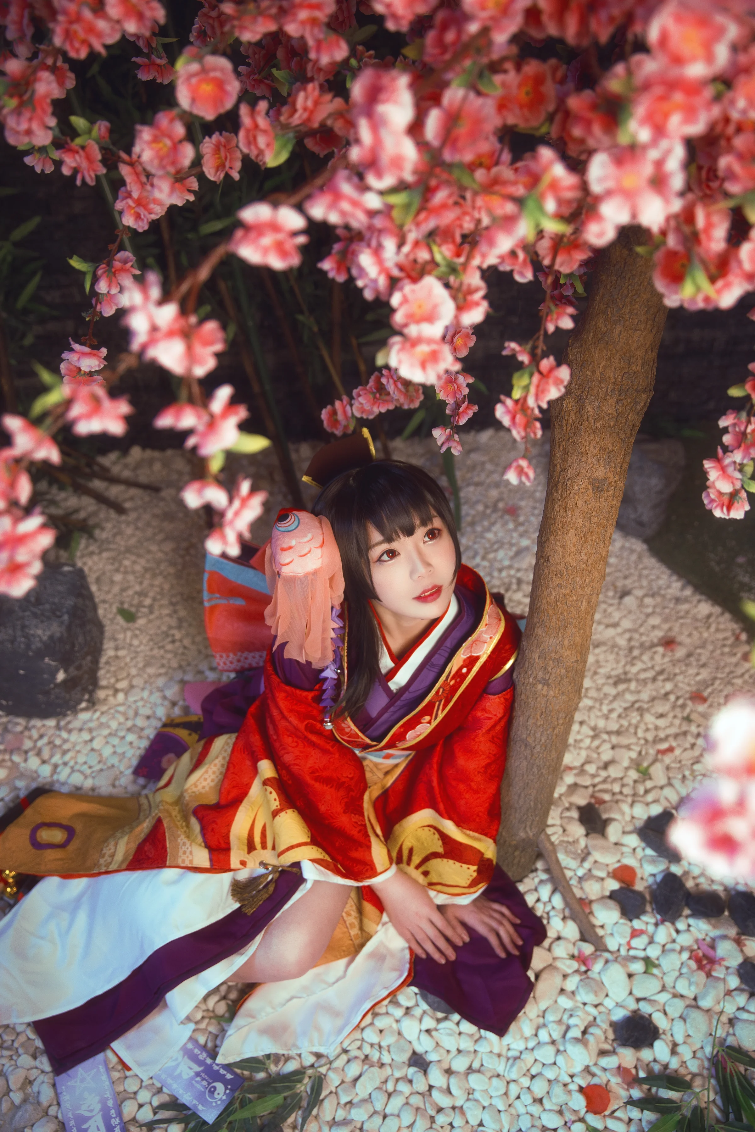 阴阳师神乐COS写真，最喜欢的神乐妹子