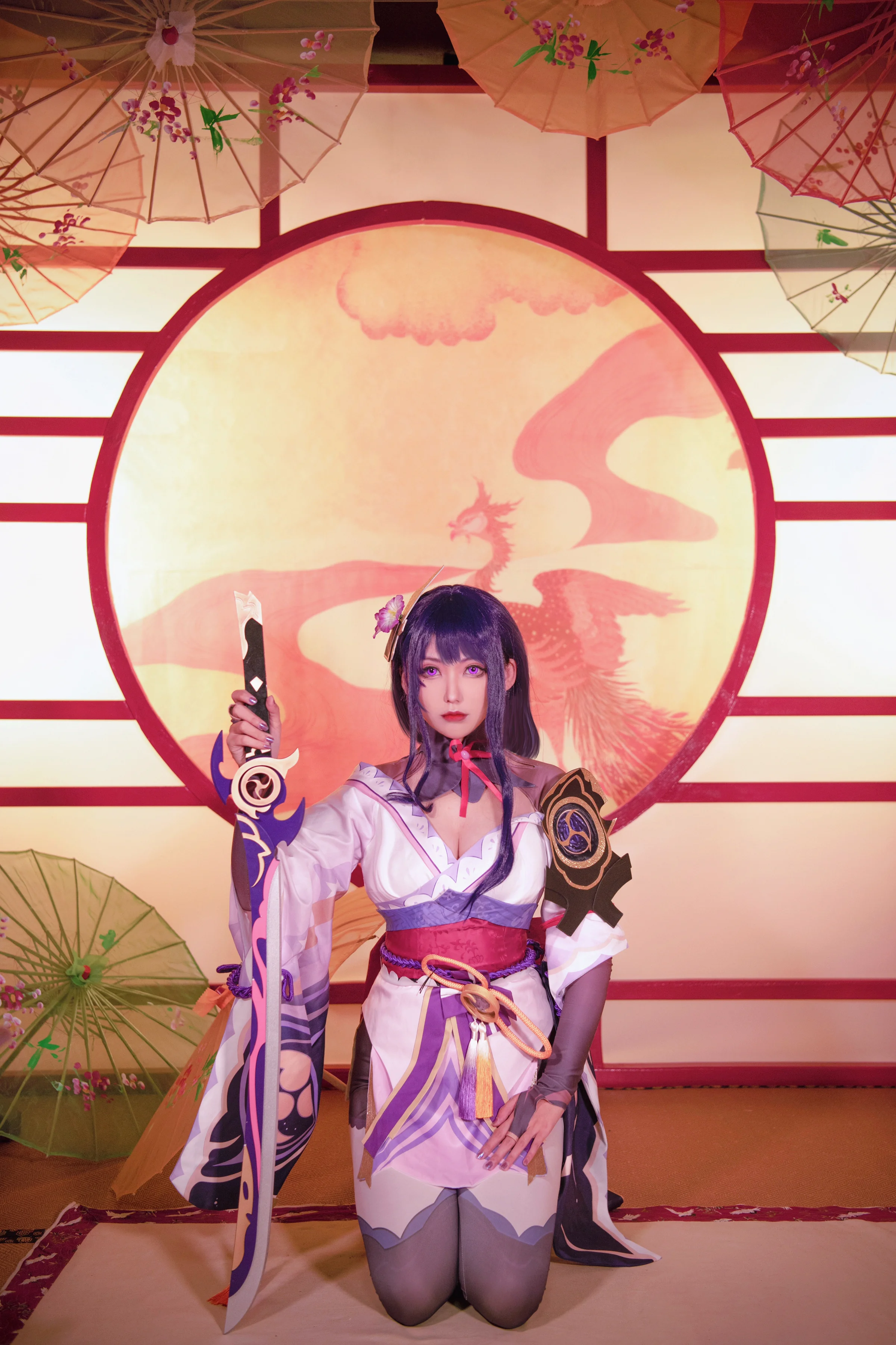 《原神》雷电将军COS写真
