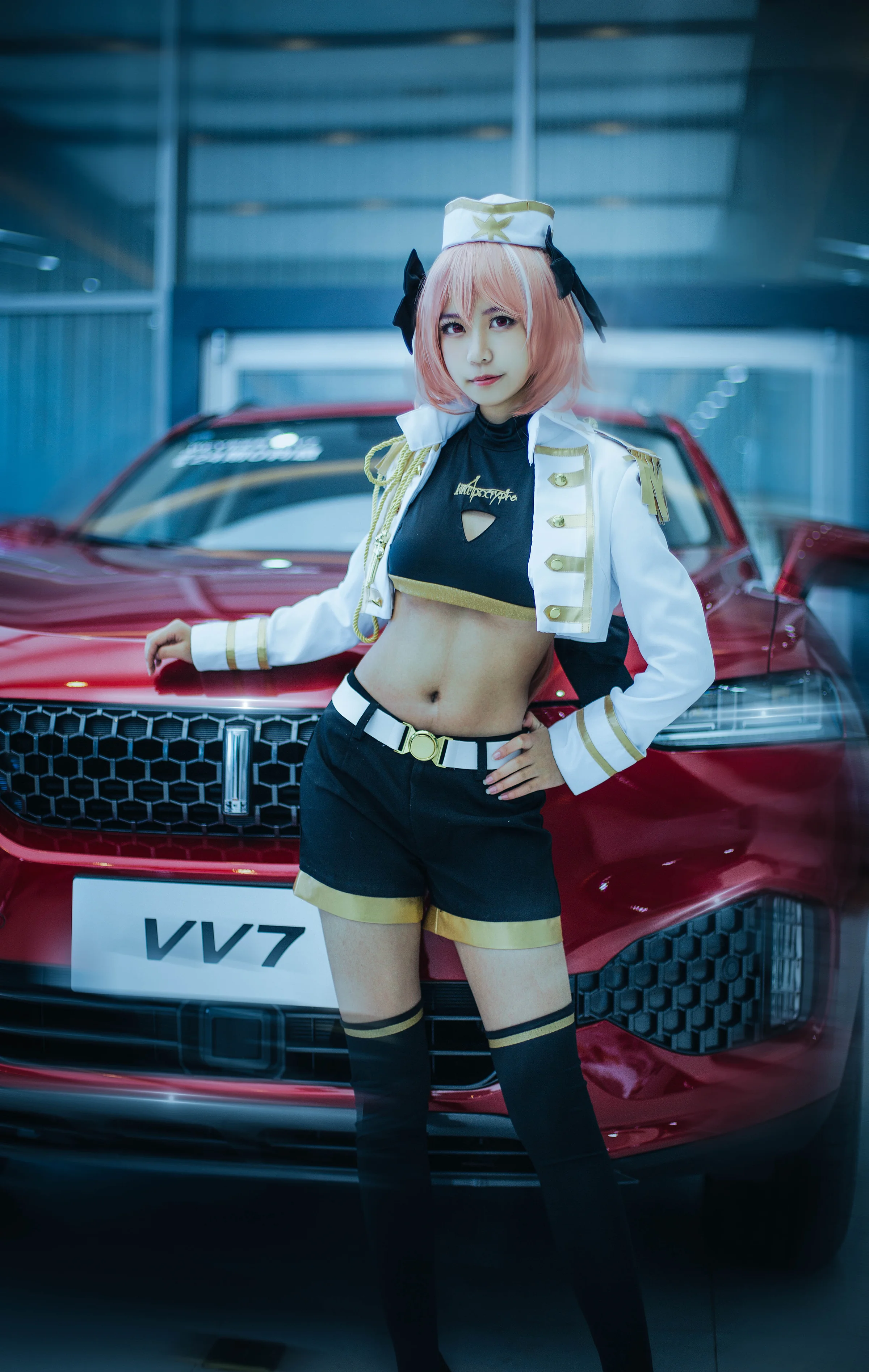 阿福赛车娘COS写真