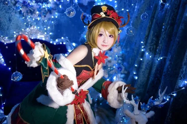 lovelive 圣诞花阳COS写真
