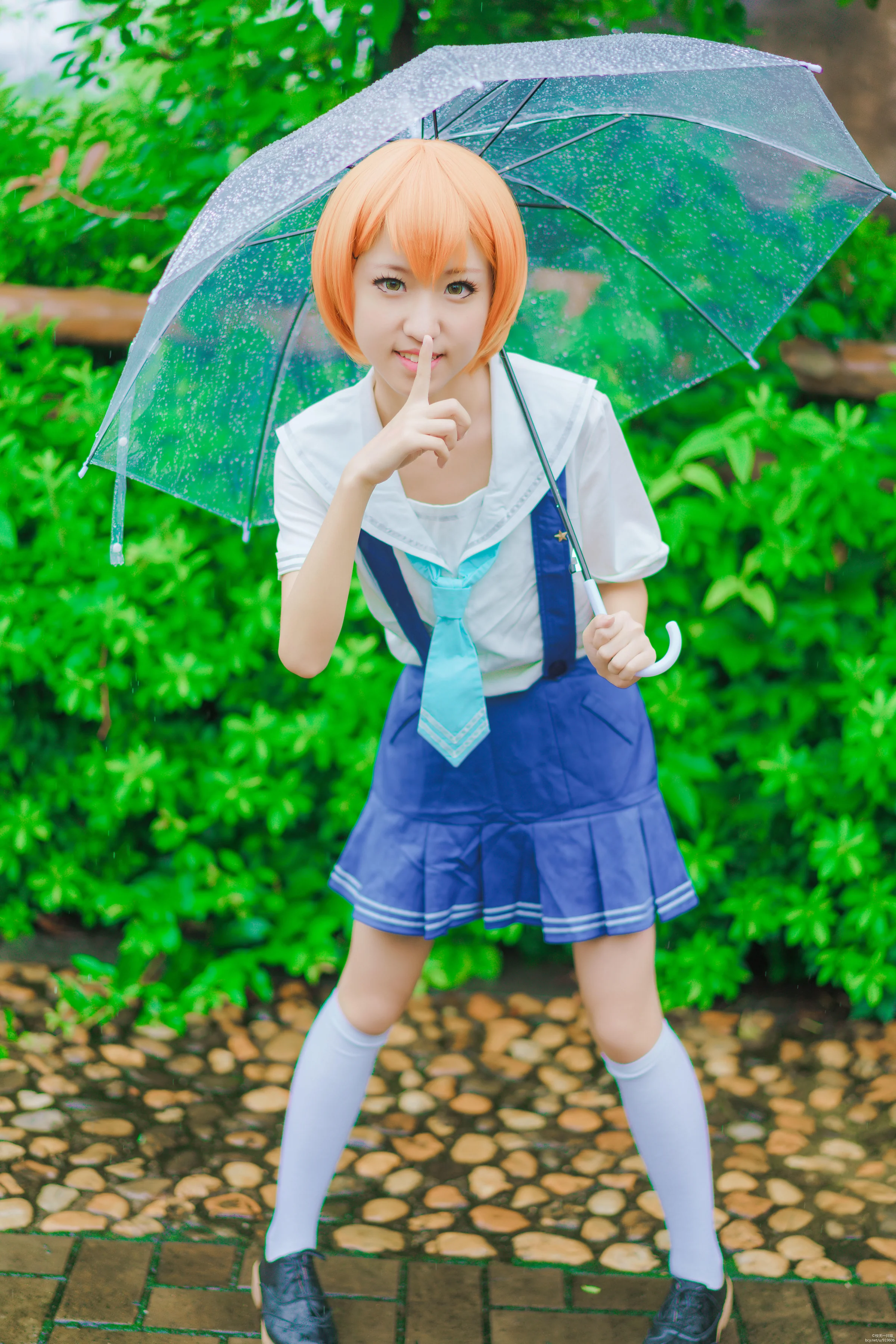 lovelive星空凛海军未觉醒COS写真