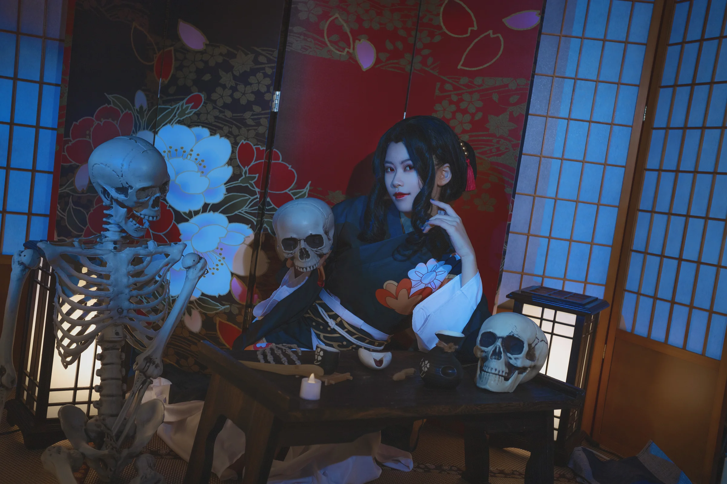 《鬼灭之刃》鬼舞辻无惨COS写真