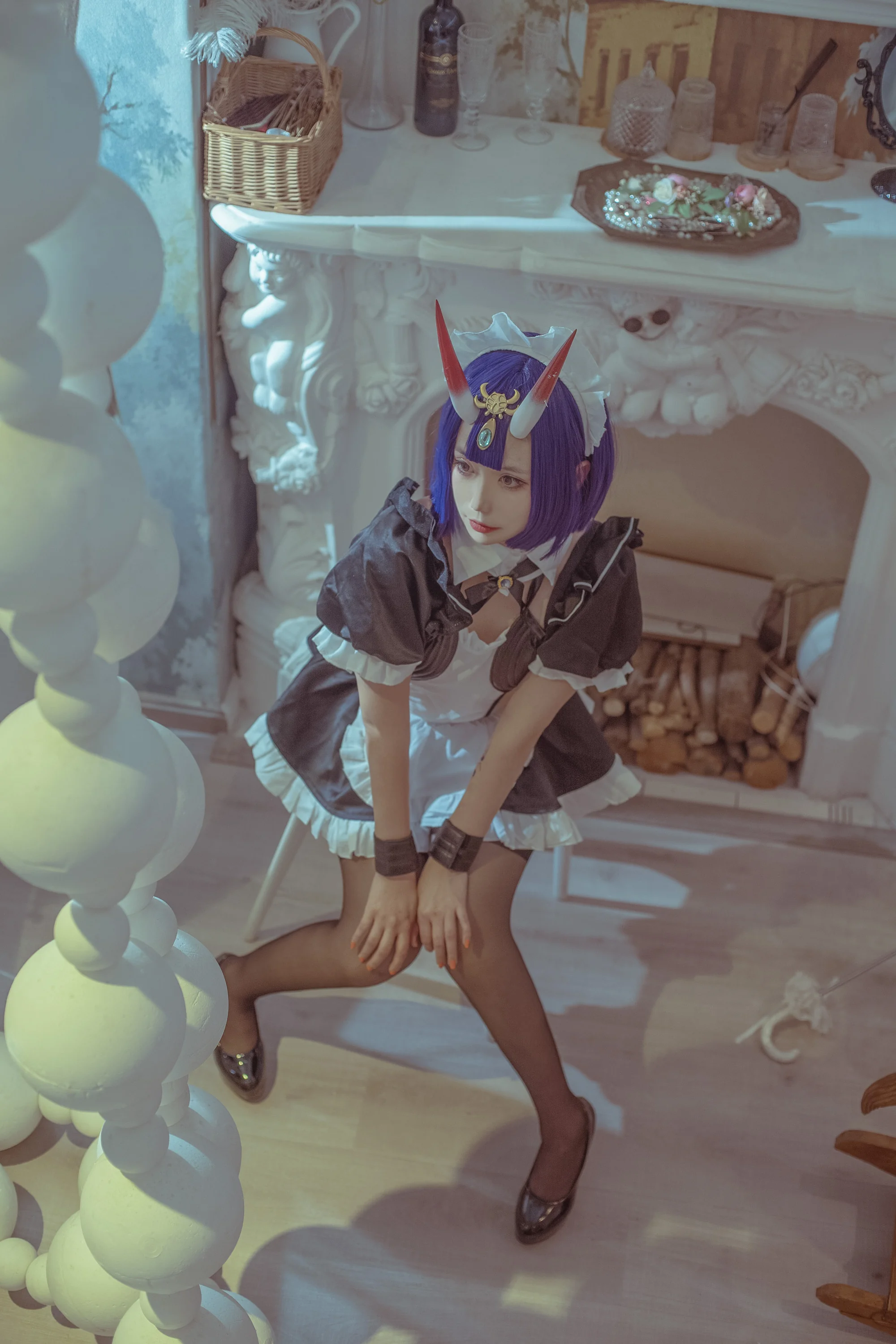 酒吞童子女仆COS写真