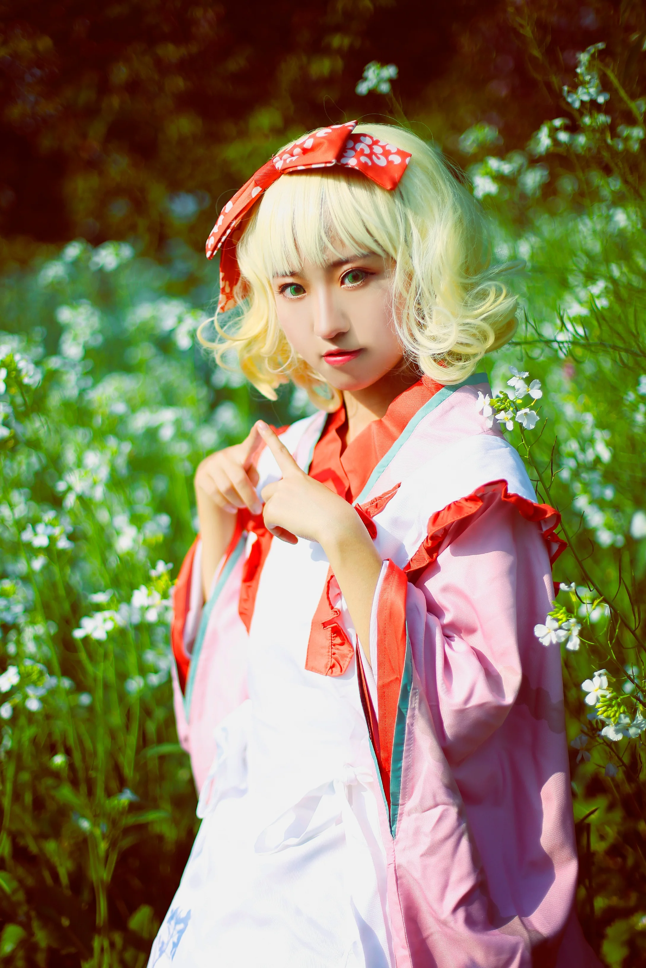 蔷薇少女雏莓大正和服COS写真