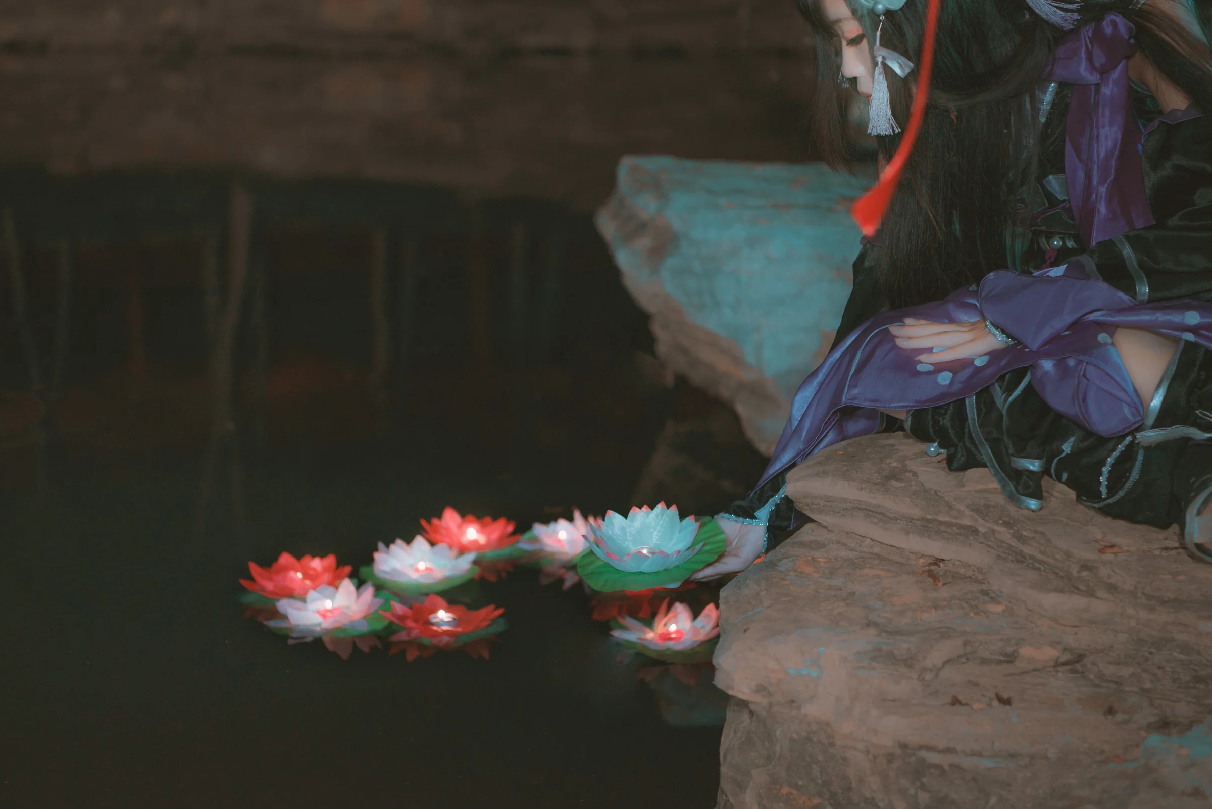 剑网三 破军花萝·夜COS写真