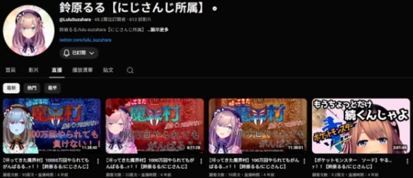 彩虹社前VTuber铃原露露直播记录突公开引回归猜测｜高清图片集