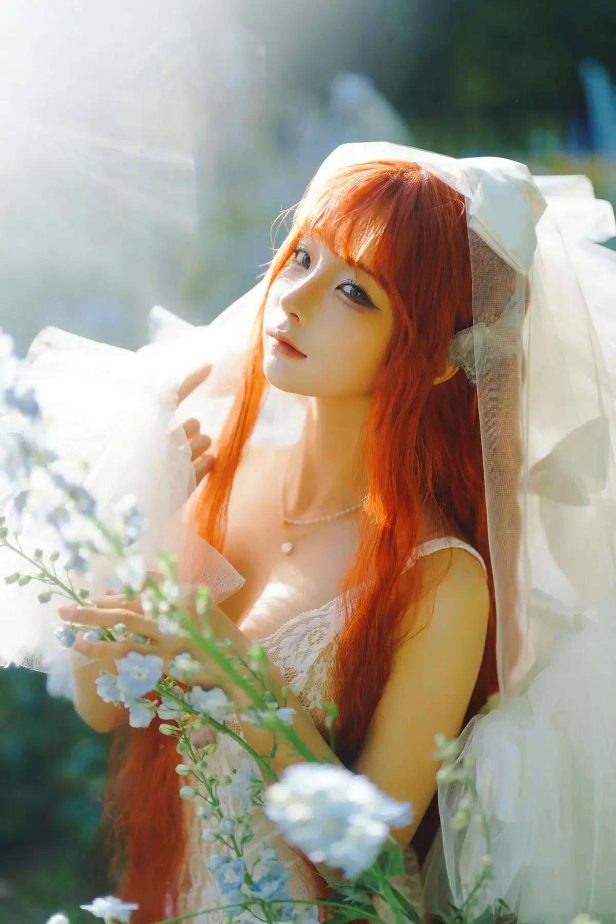 蠢沫沫 – 《花丛婚纱》｜高清图片集