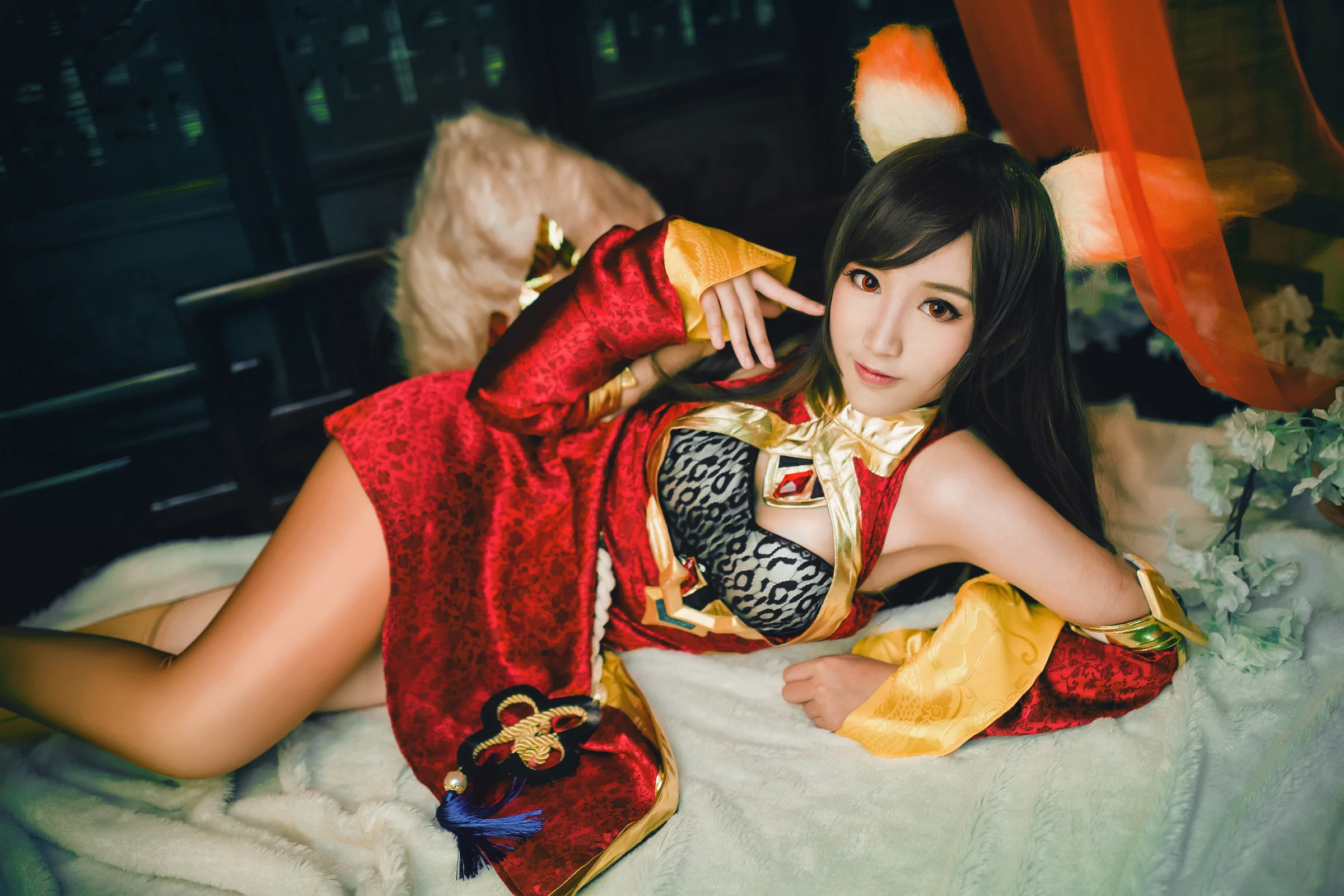 王者荣耀少女阿狸妲己COS写真