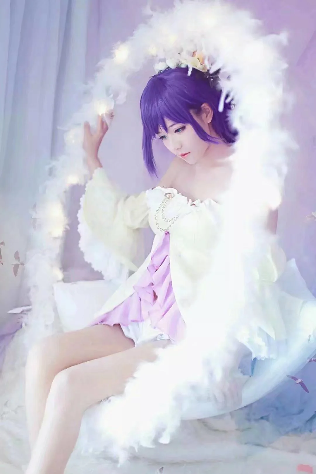 lovelive东条希——长发公主COS写真