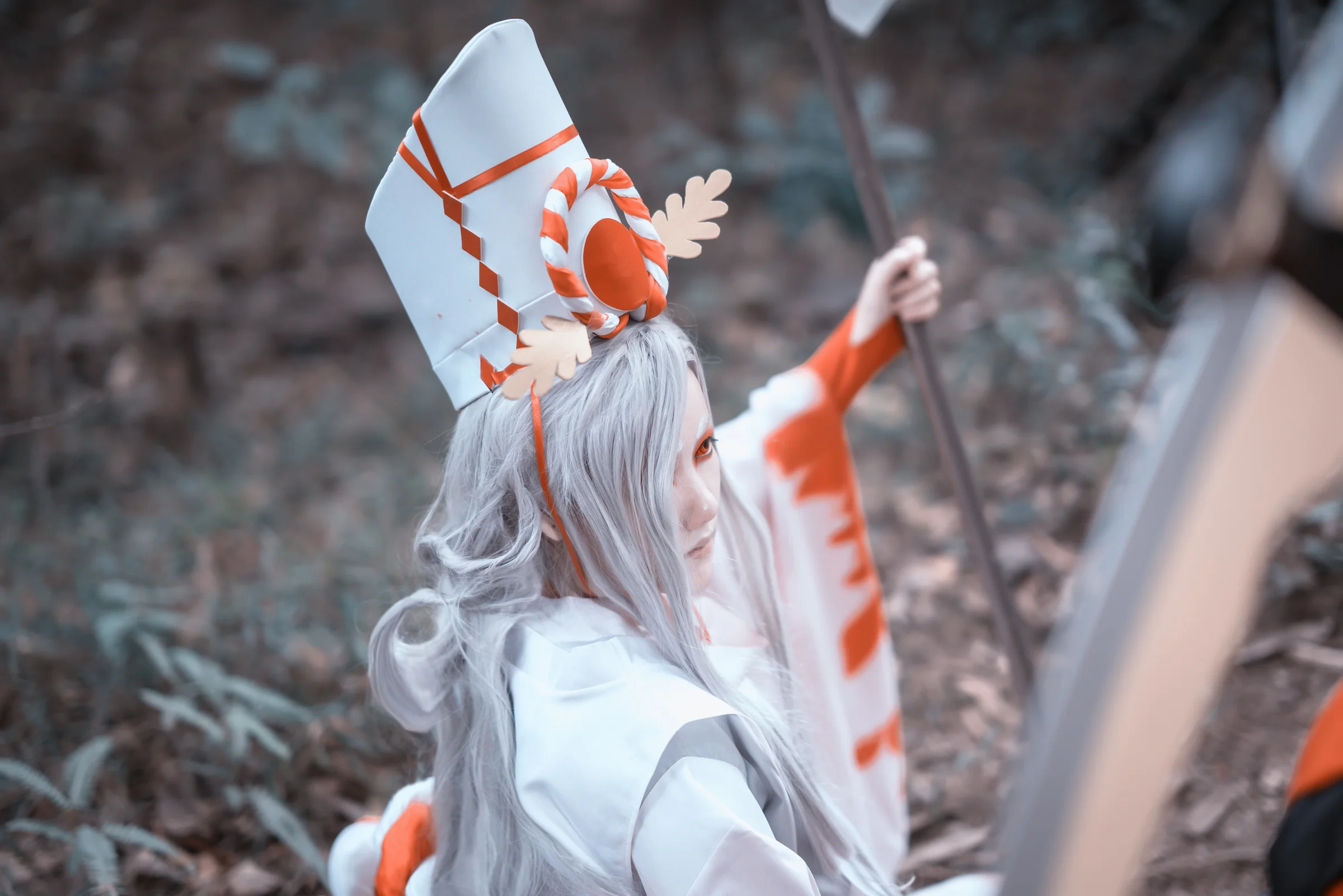 阴阳师鬼使黑白COS写真
