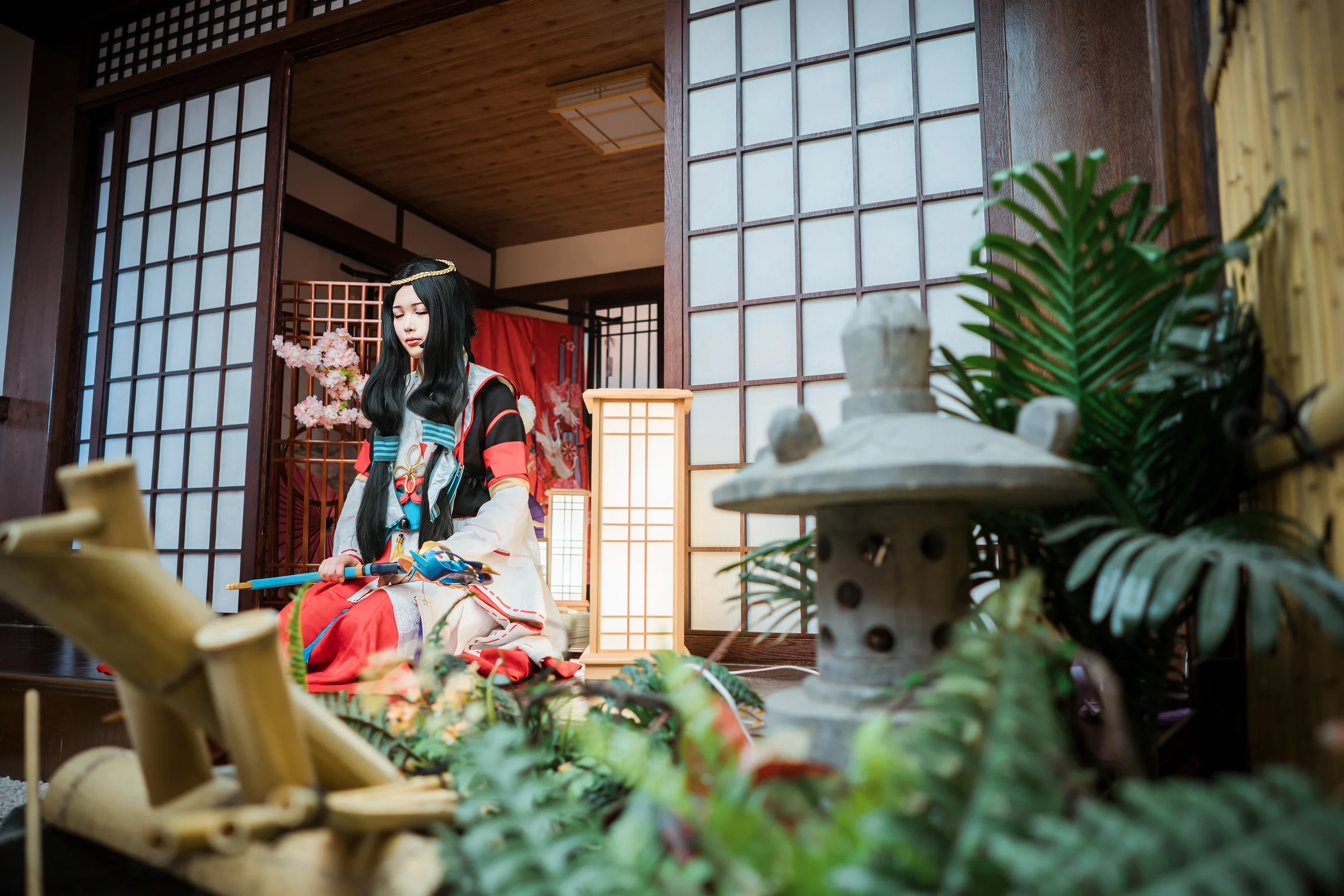 阴阳师八百比丘尼COS写真